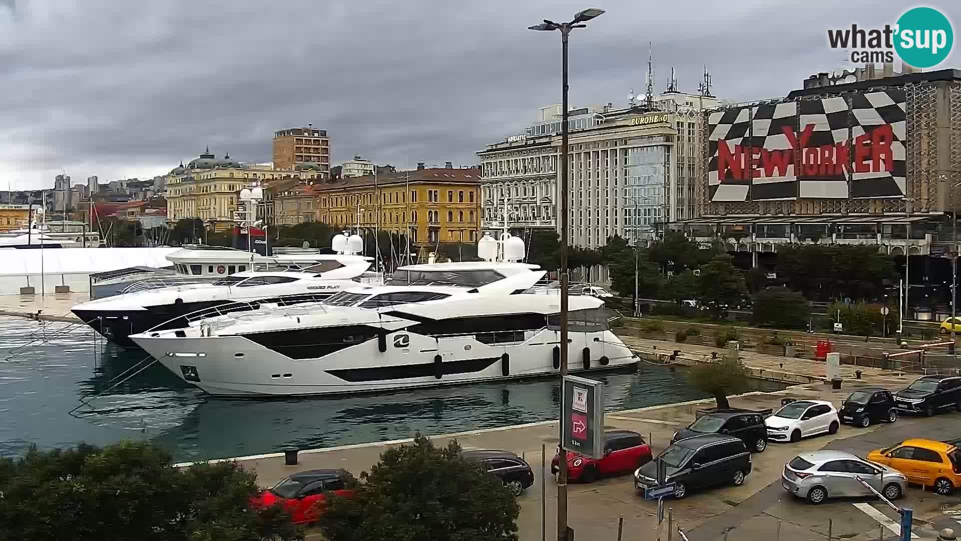 Fiume – Il porto e la Riva