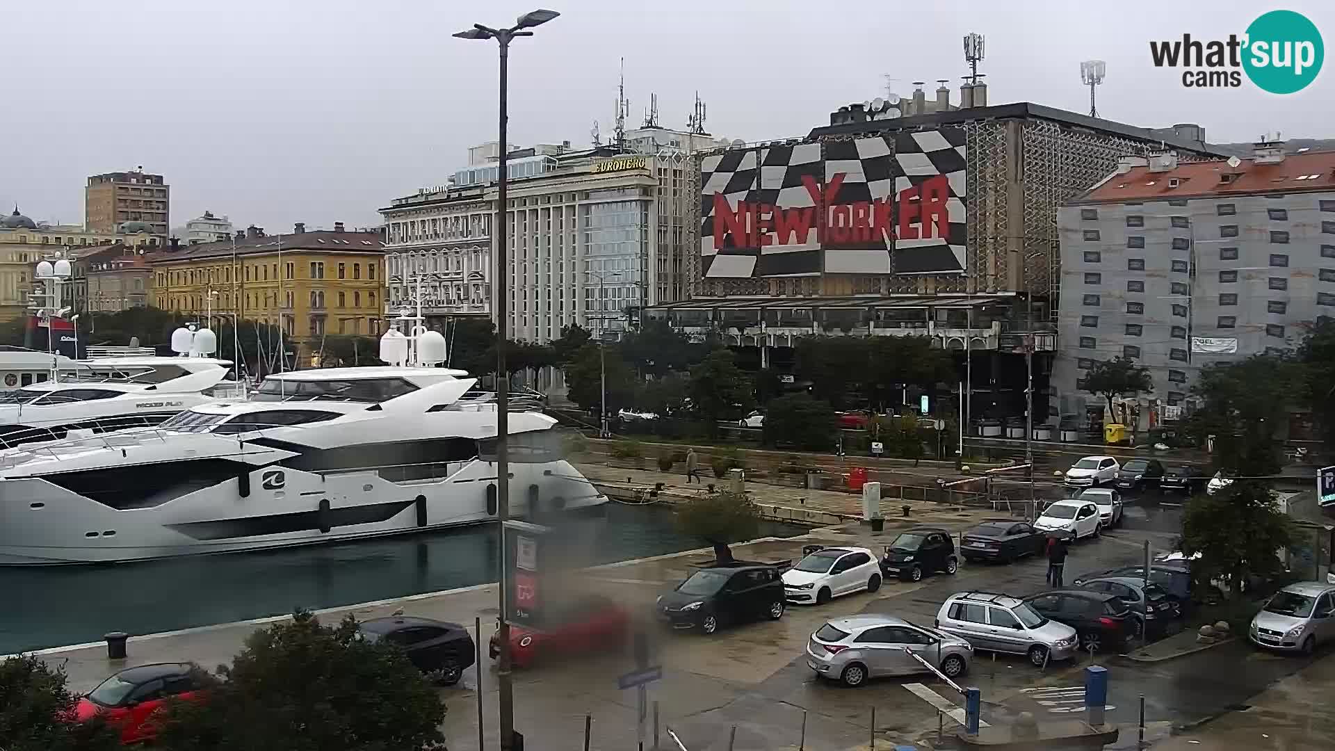 La Riva e la Marina a Rijeka (Fiume) – Live Webcam Croazia