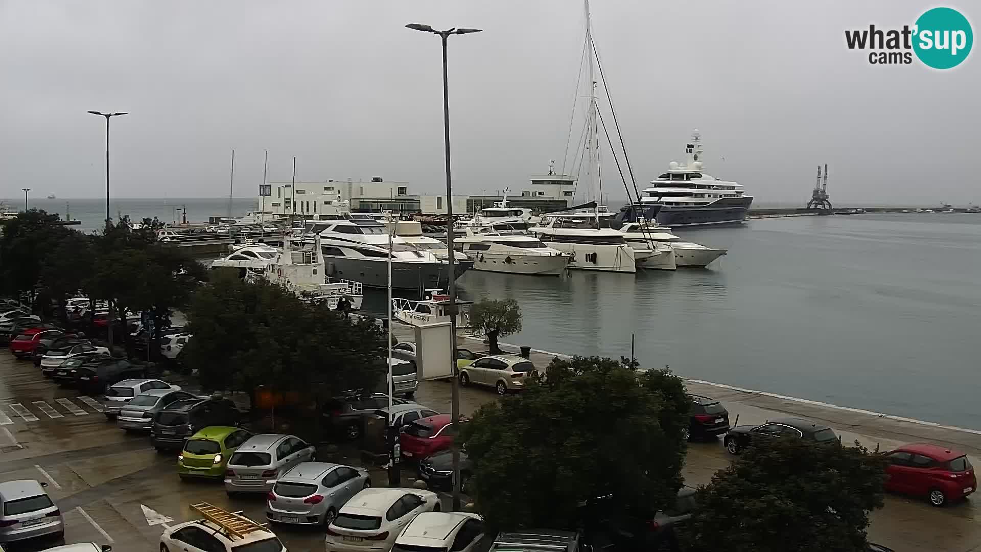 Die Riva und Marina in Rijeka – Live Webcam Kroatien