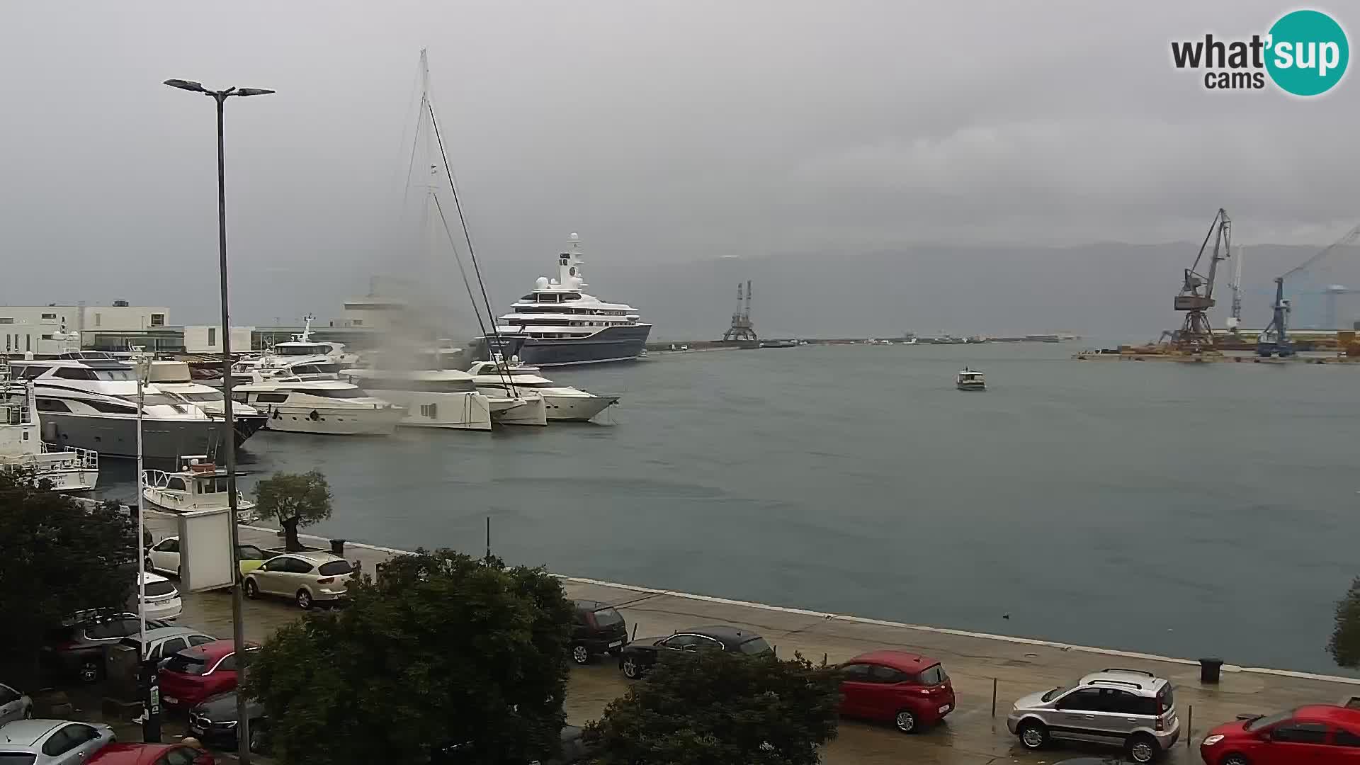 La Riva e la Marina a Rijeka (Fiume) – Live Webcam Croazia