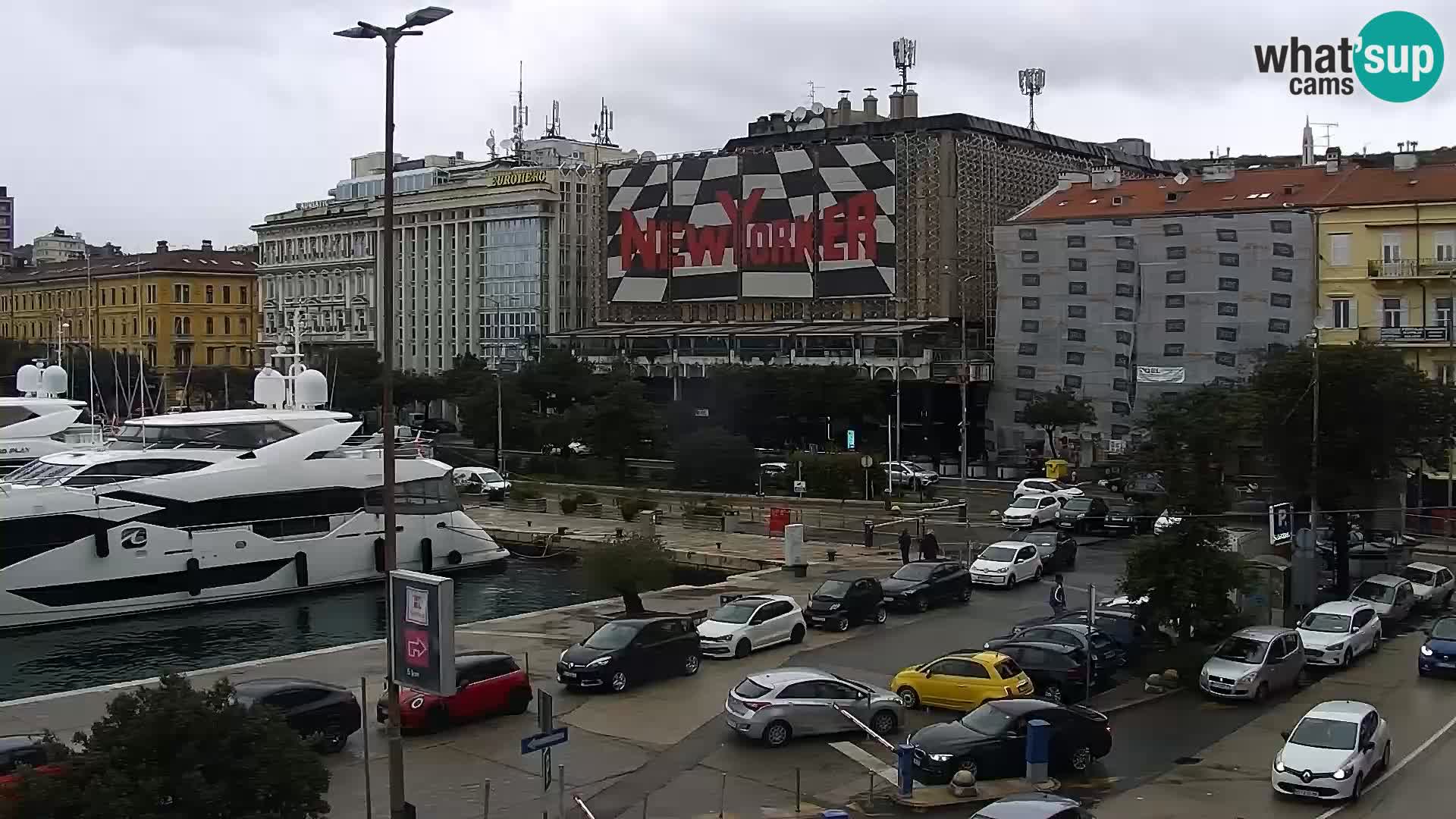 La Riva e la Marina a Rijeka (Fiume) – Live Webcam Croazia