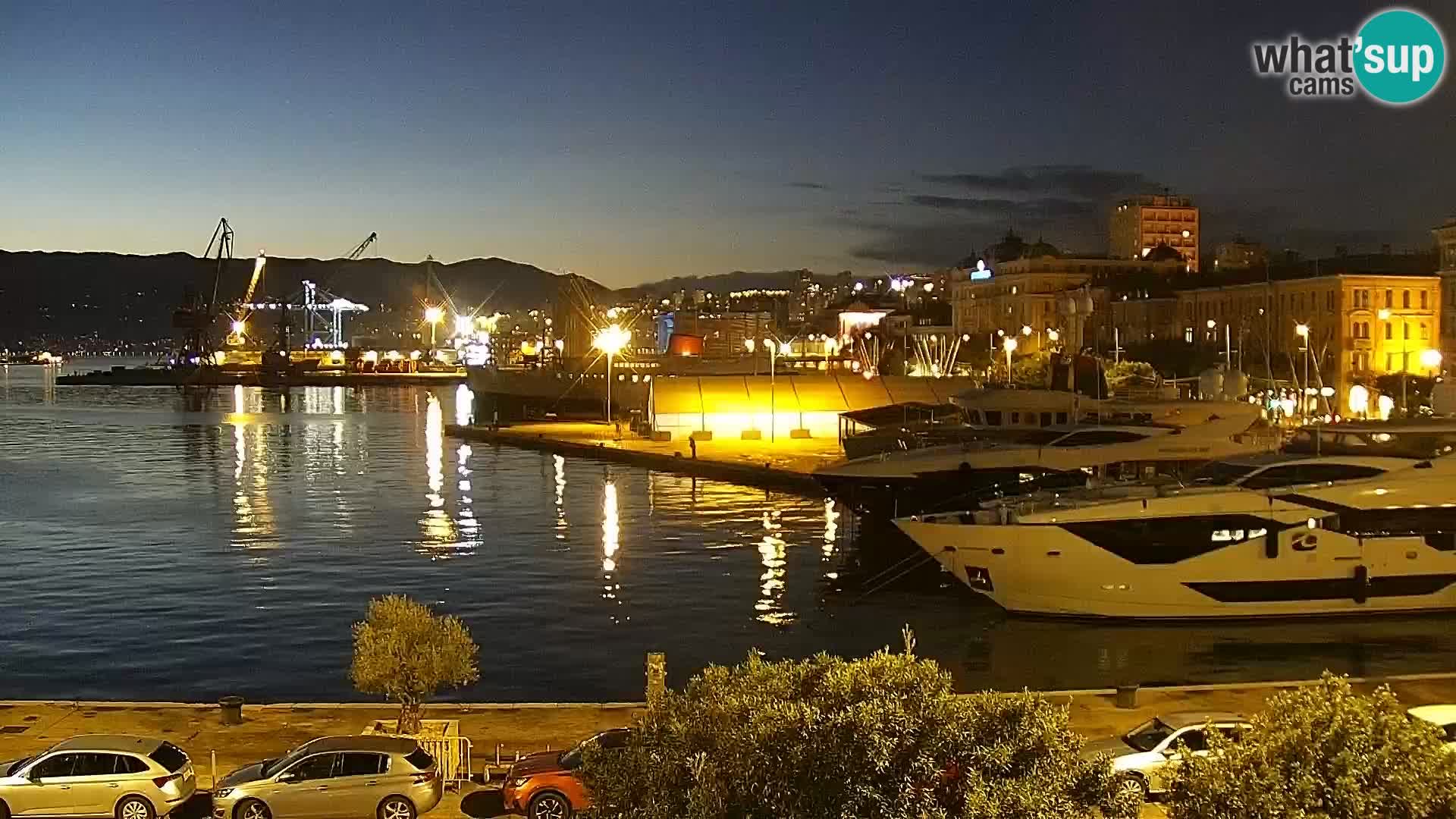 Rijeka – luka i ulica Riva