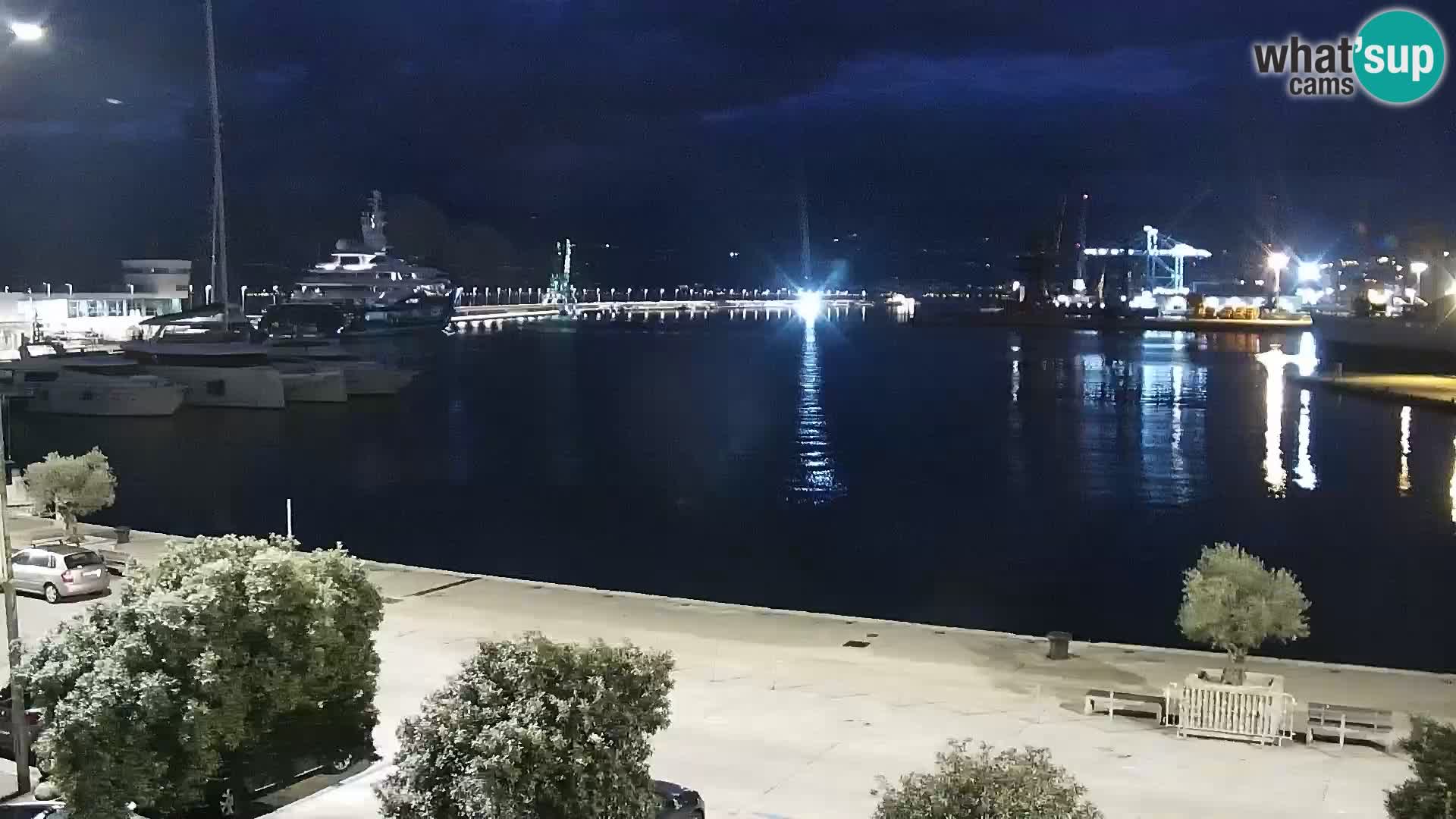 La Riva e la Marina a Rijeka (Fiume) – Live Webcam Croazia