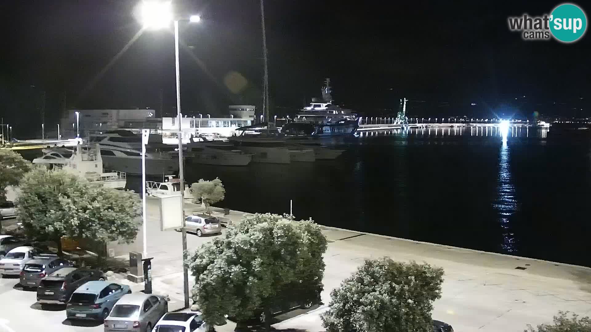 La Riva y Marina en Rijeka – Webcam en vivo Croacia