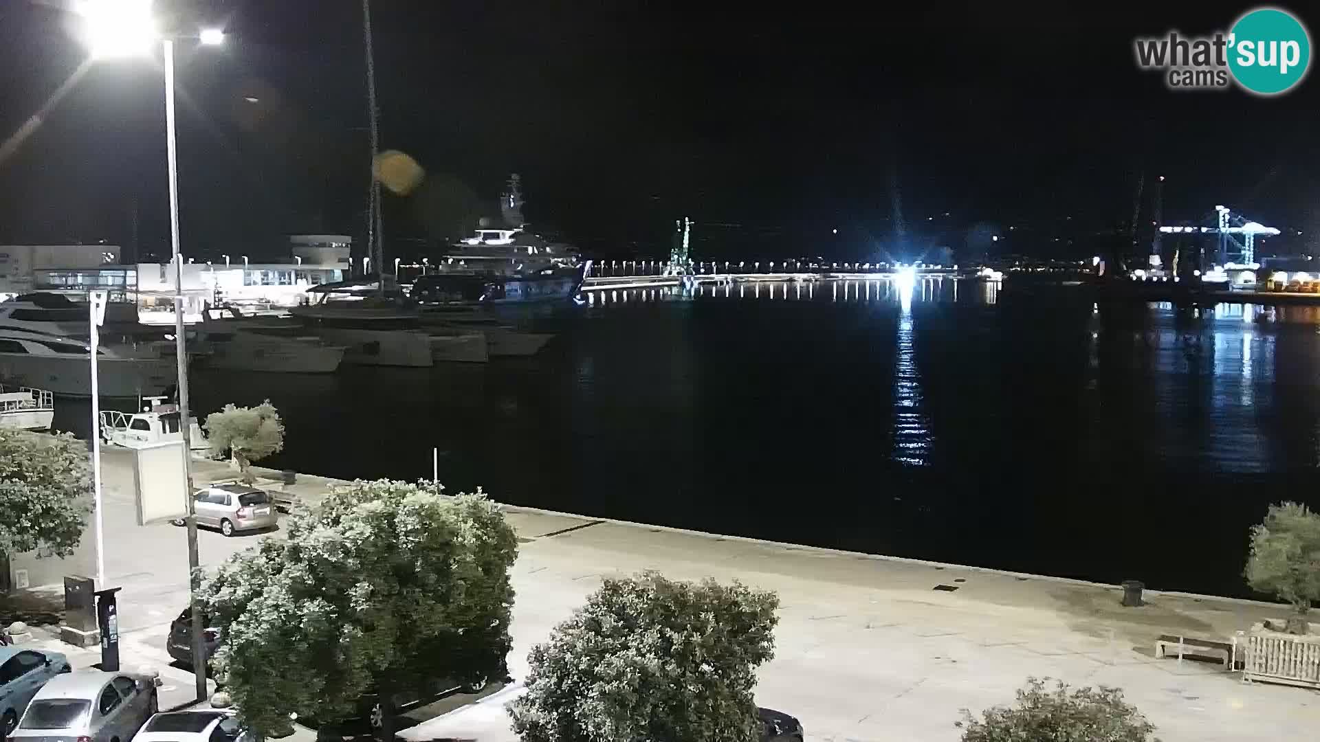 La Riva e la Marina a Rijeka (Fiume) – Live Webcam Croazia