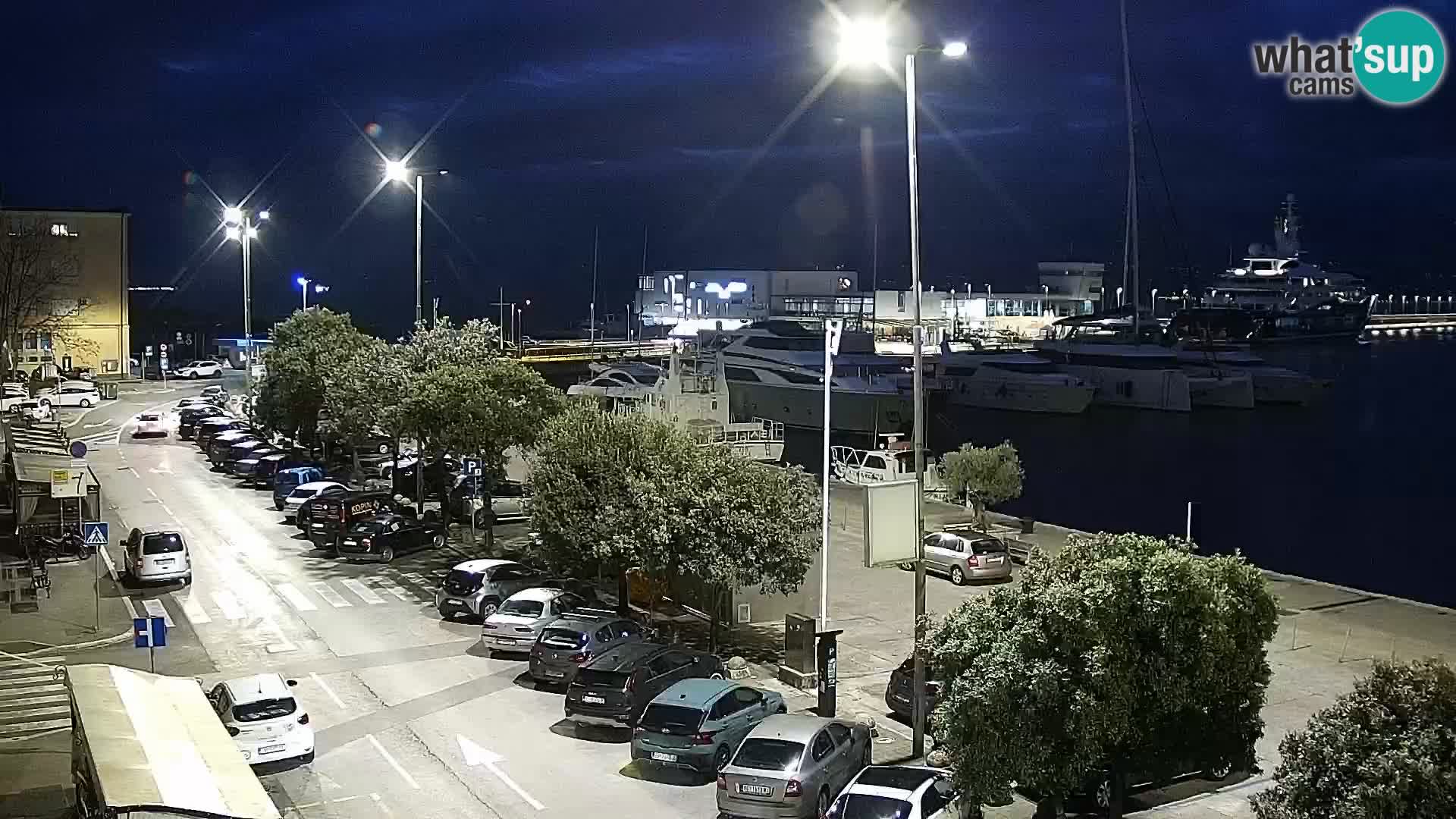 La Riva e la Marina a Rijeka (Fiume) – Live Webcam Croazia