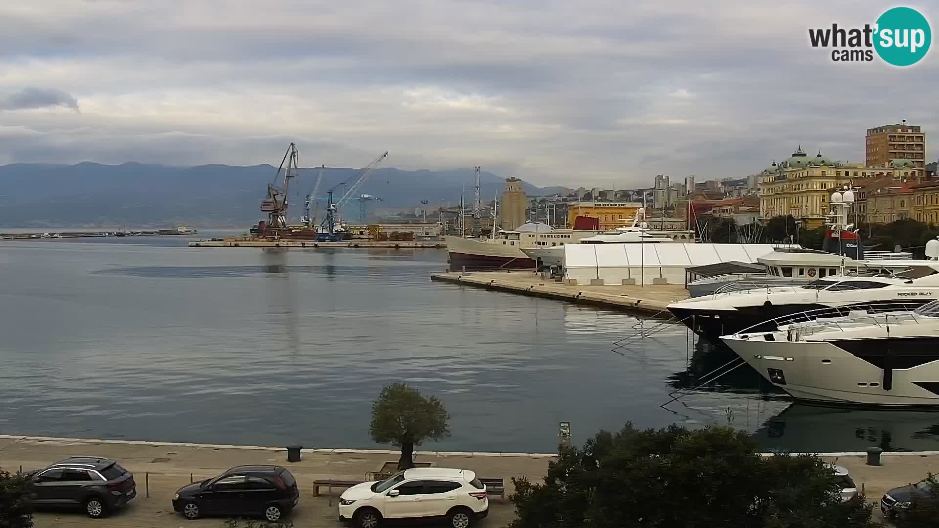 Rijeka – luka i ulica Riva