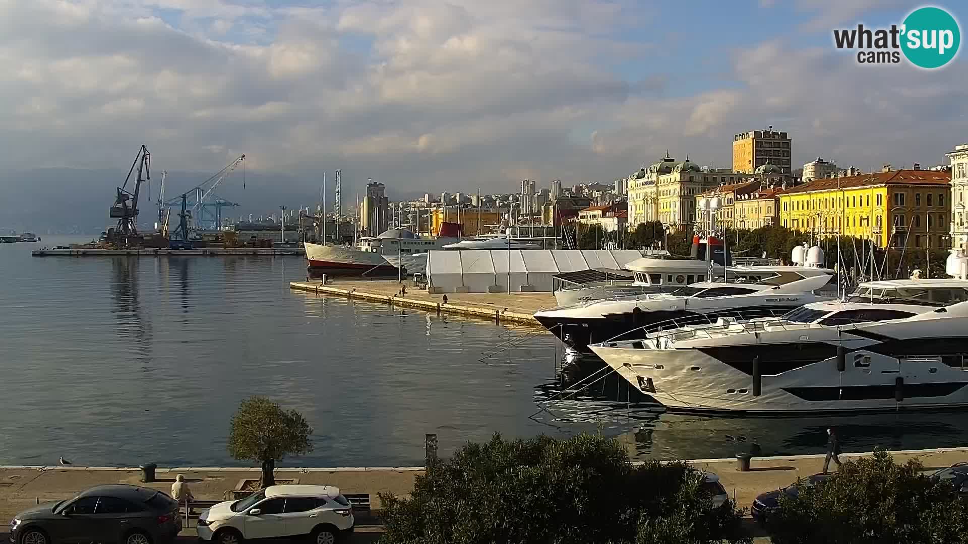 Rijeka – luka i ulica Riva