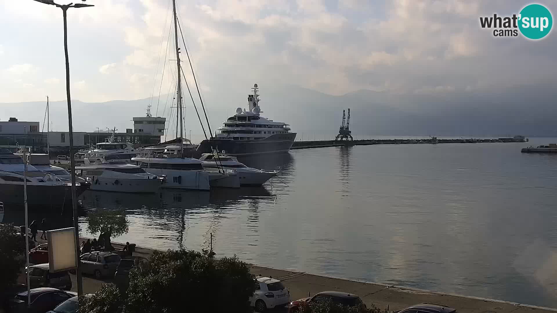 La Riva e la Marina a Rijeka (Fiume) – Live Webcam Croazia