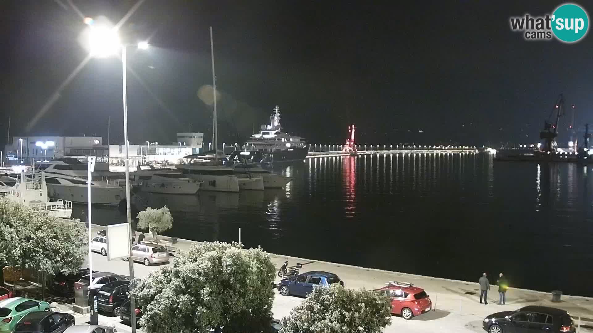 La Riva e la Marina a Rijeka (Fiume) – Live Webcam Croazia