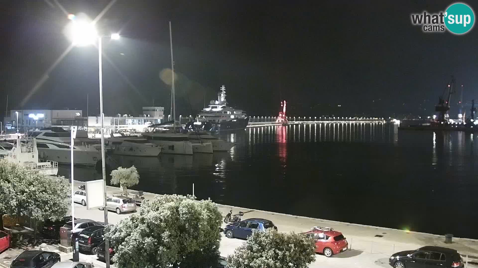 La Riva e la Marina a Rijeka (Fiume) – Live Webcam Croazia