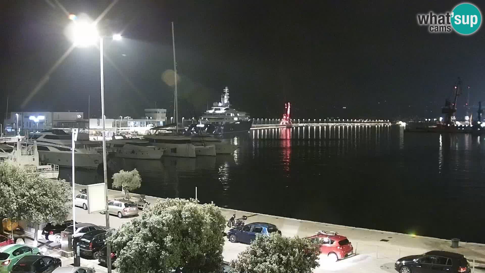 La Riva e la Marina a Rijeka (Fiume) – Live Webcam Croazia