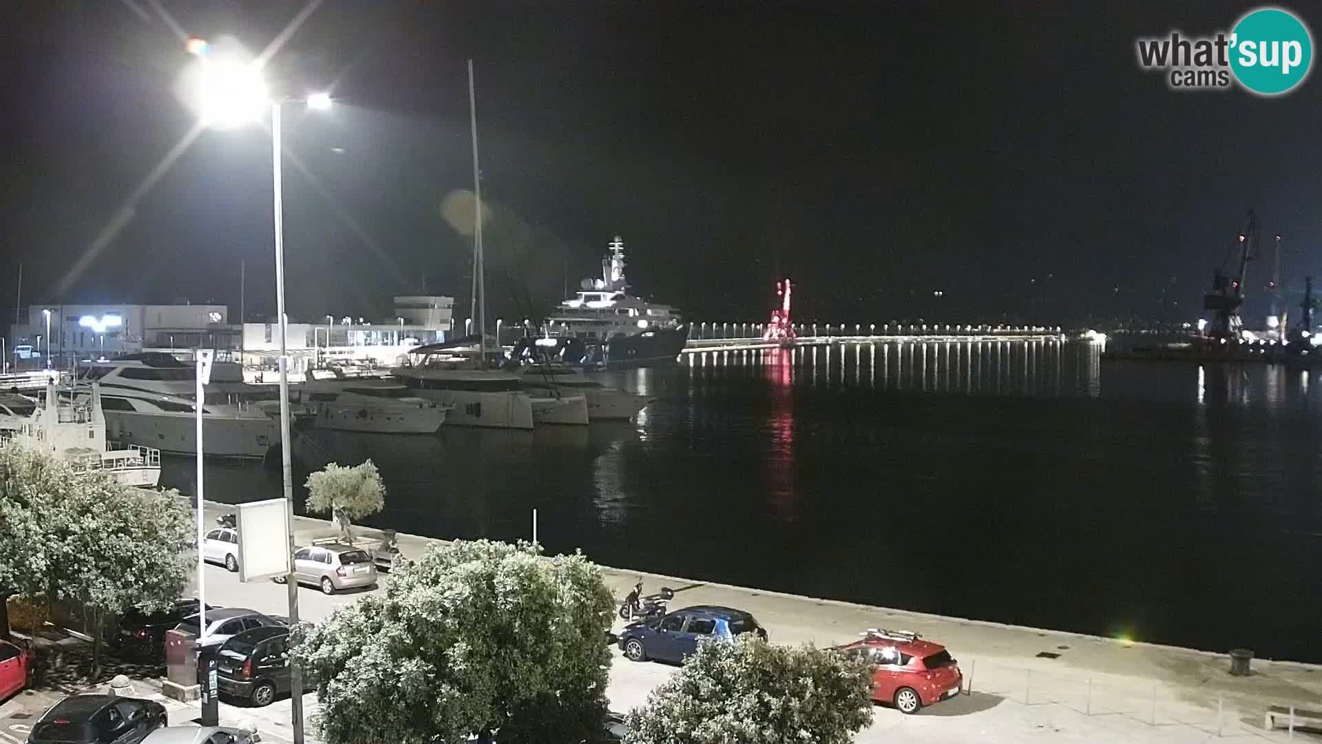 La Riva e la Marina a Rijeka (Fiume) – Live Webcam Croazia