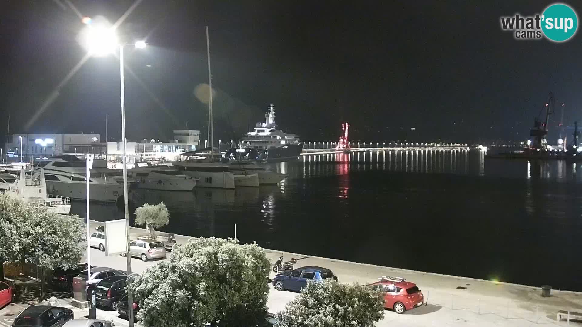 La Riva e la Marina a Rijeka (Fiume) – Live Webcam Croazia