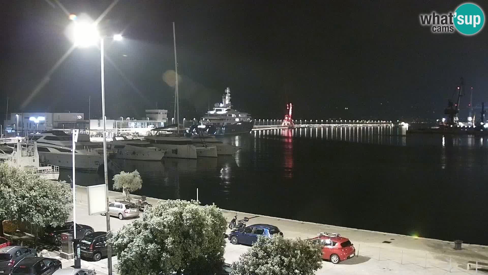 La Riva e la Marina a Rijeka (Fiume) – Live Webcam Croazia