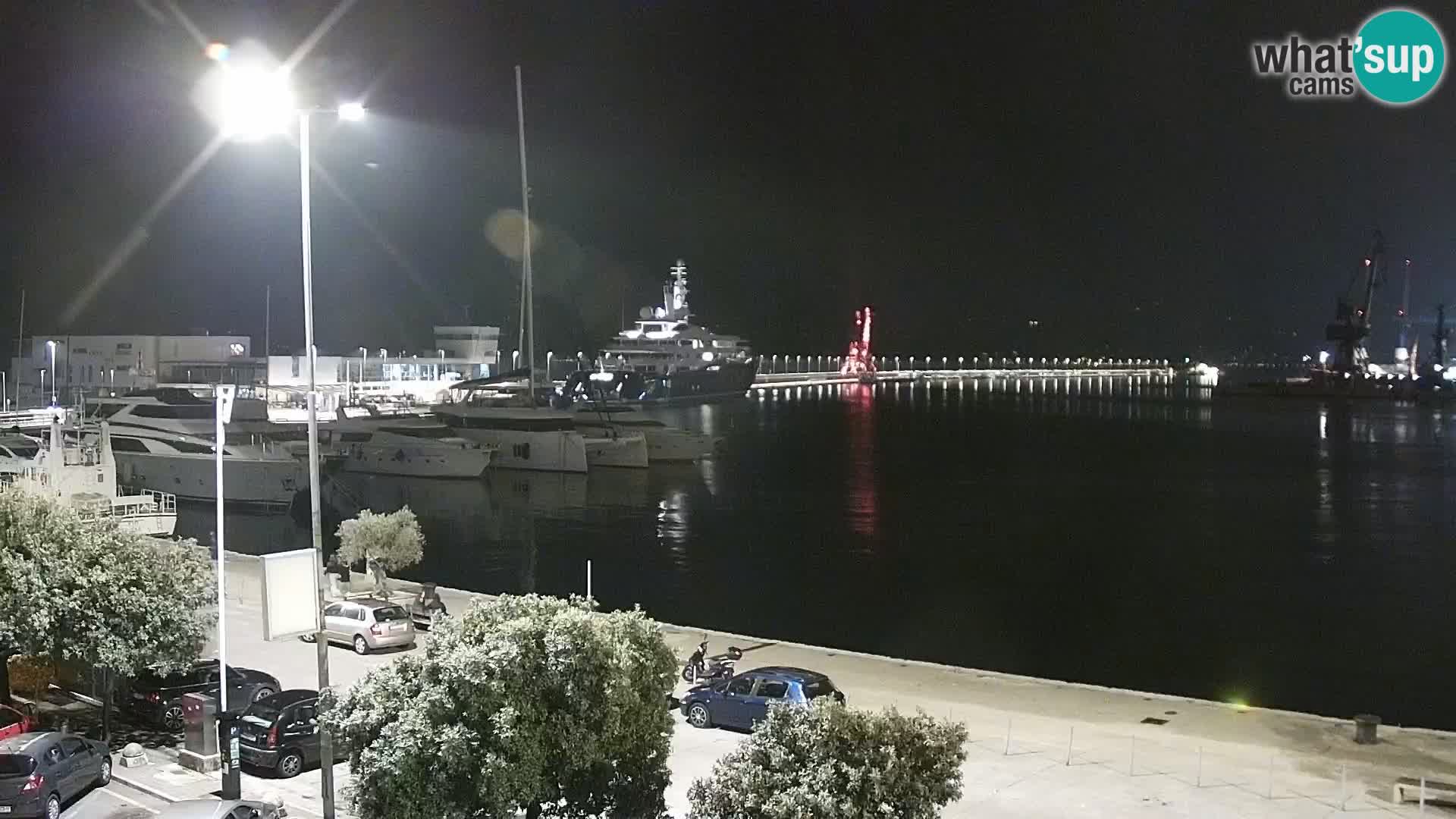 La Riva e la Marina a Rijeka (Fiume) – Live Webcam Croazia