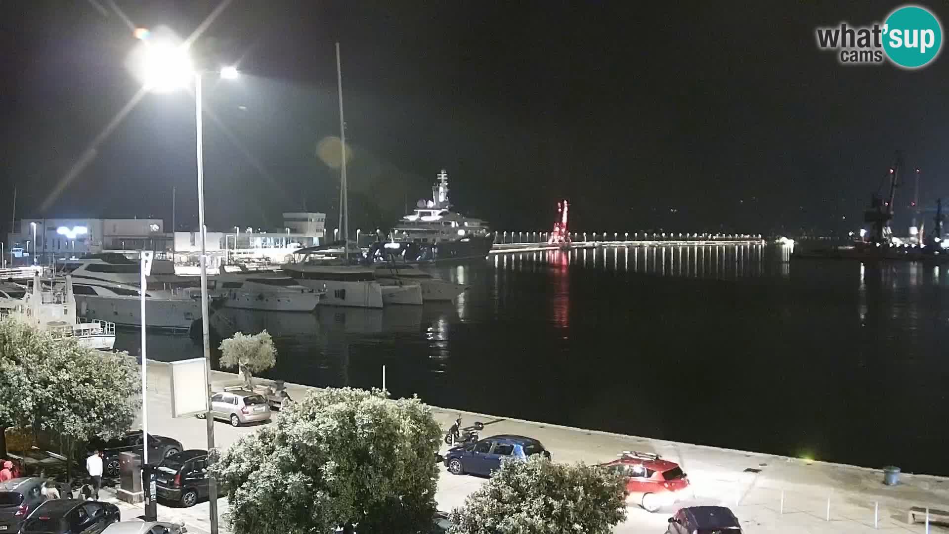 La Riva e la Marina a Rijeka (Fiume) – Live Webcam Croazia