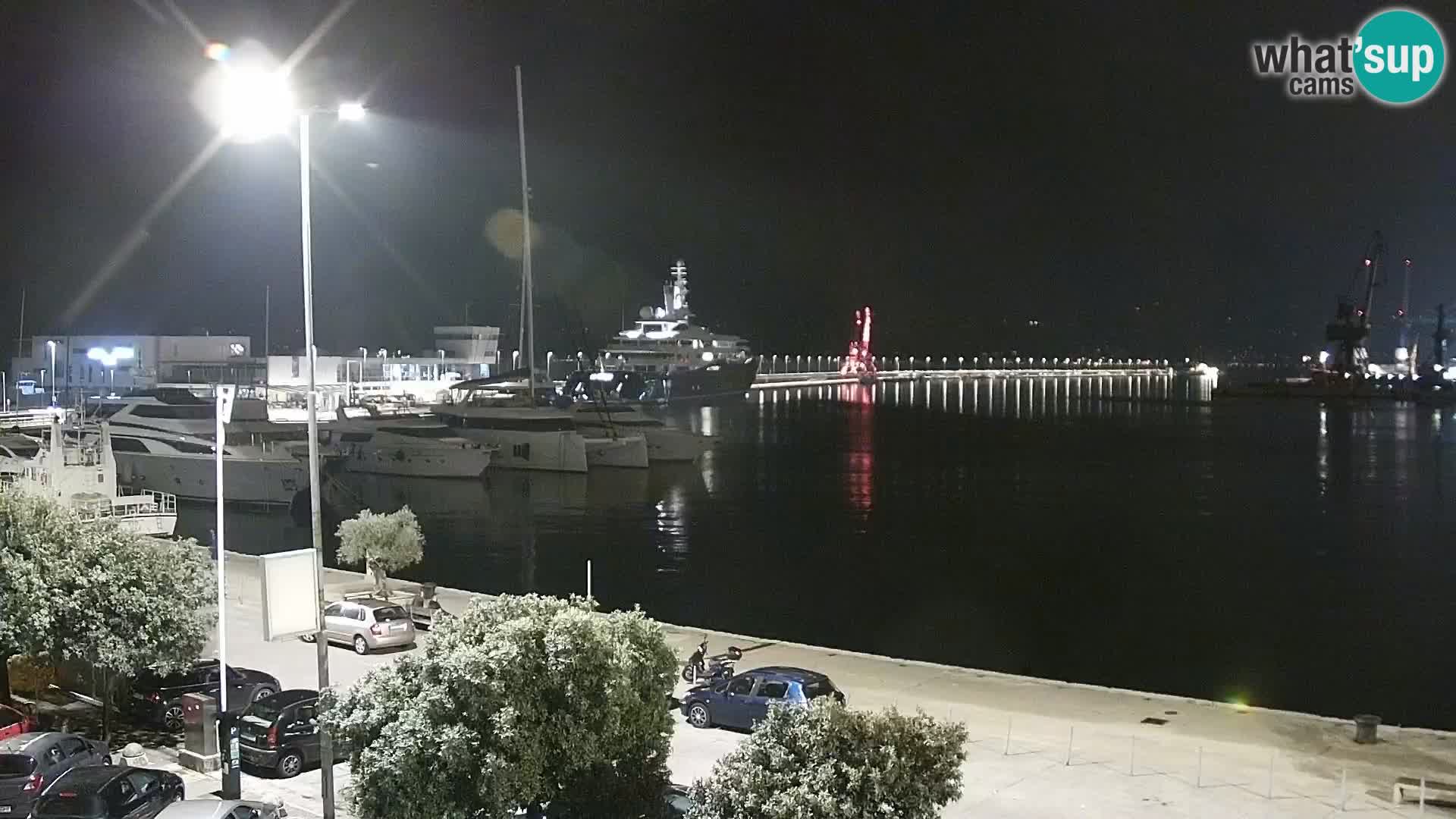 La Riva e la Marina a Rijeka (Fiume) – Live Webcam Croazia