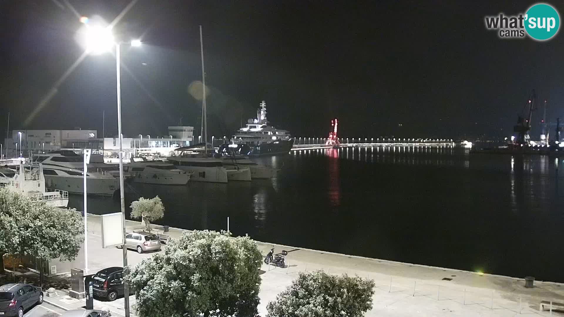 Die Riva und Marina in Rijeka – Live Webcam Kroatien