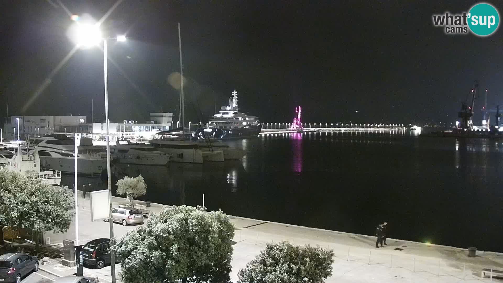 La Riva e la Marina a Rijeka (Fiume) – Live Webcam Croazia