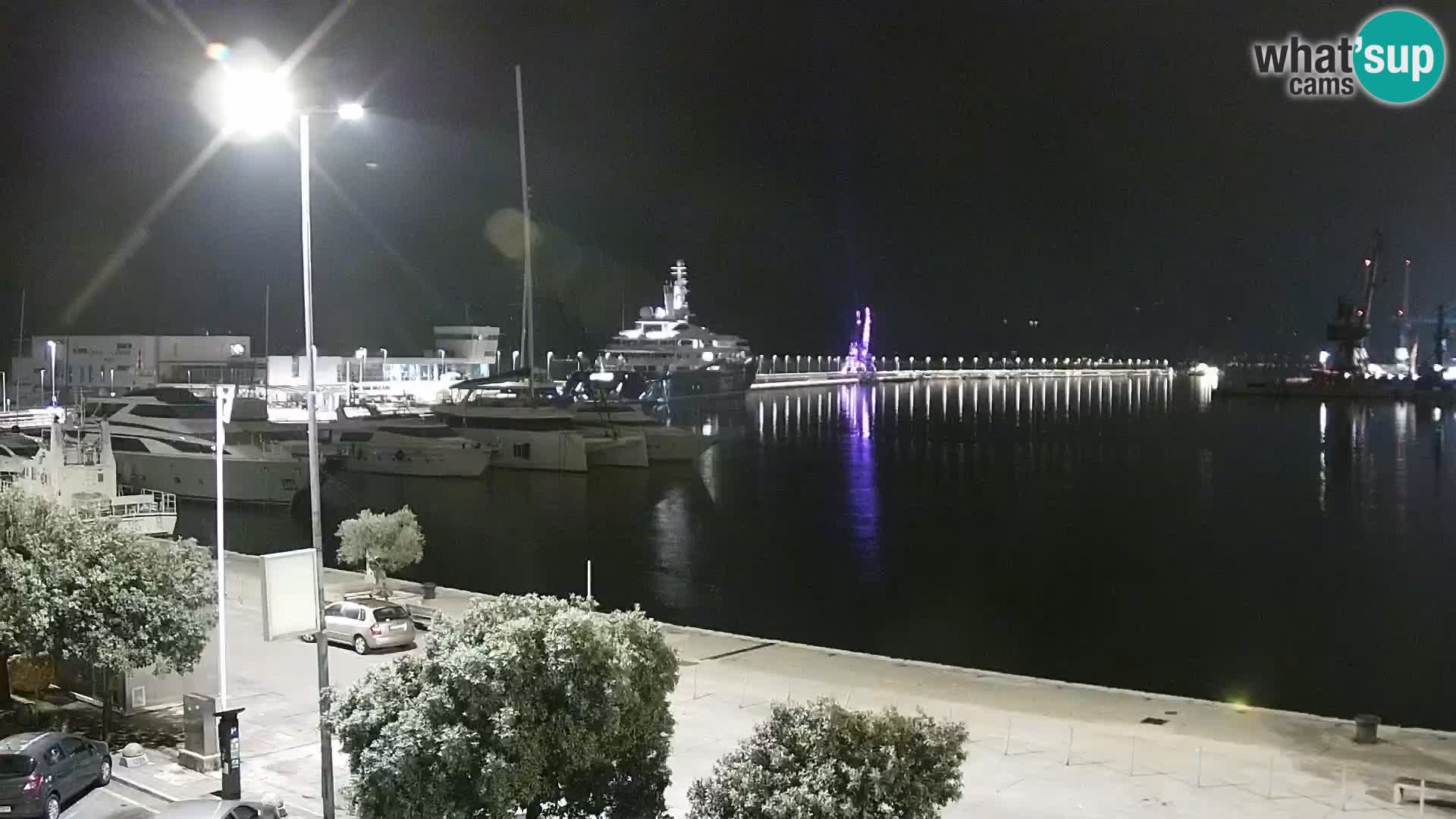 La Riva e la Marina a Rijeka (Fiume) – Live Webcam Croazia