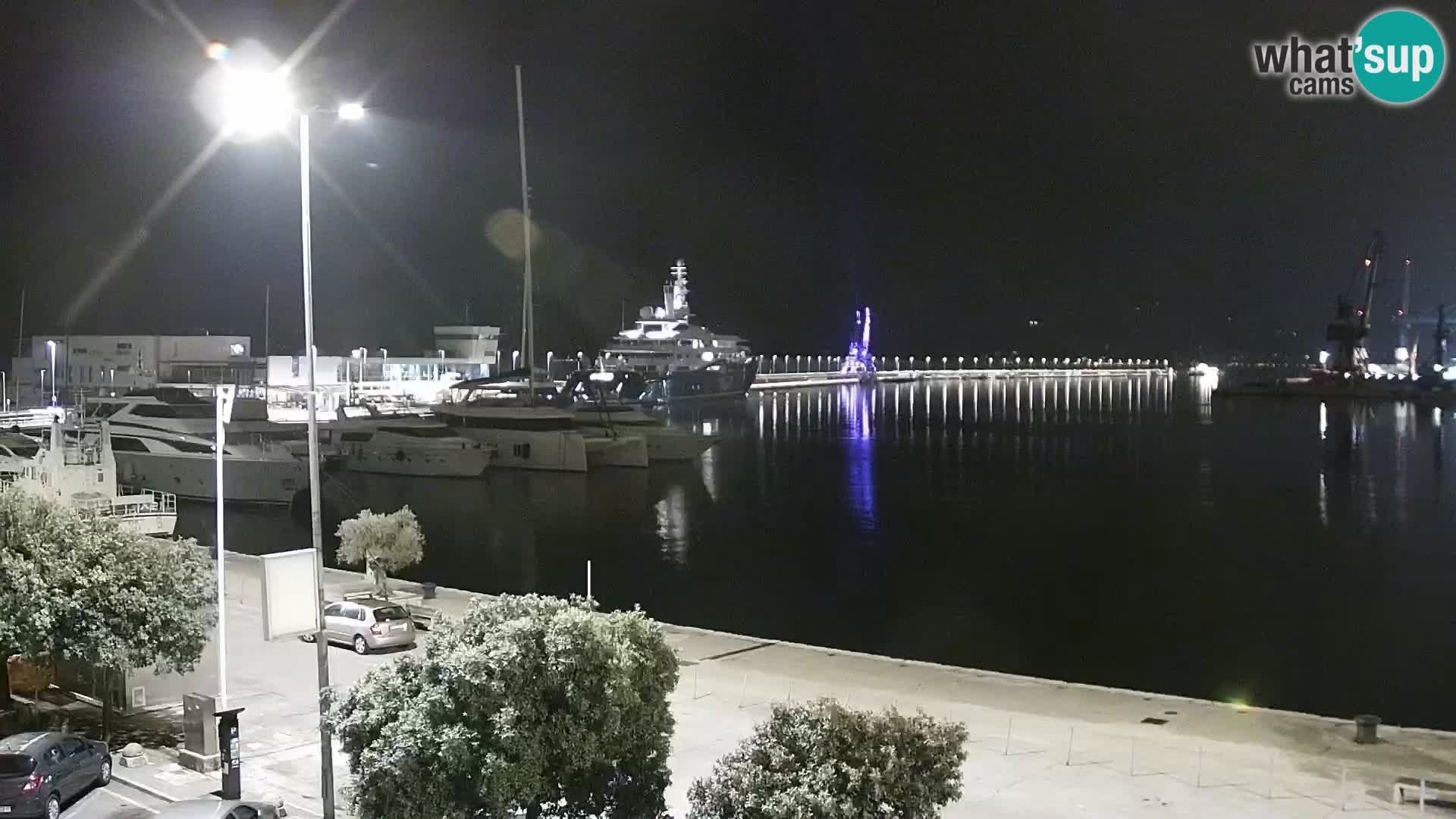 La Riva y Marina en Rijeka – Webcam en vivo Croacia