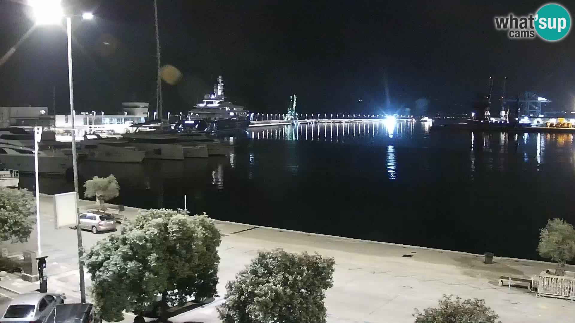 La Riva y Marina en Rijeka – Webcam en vivo Croacia