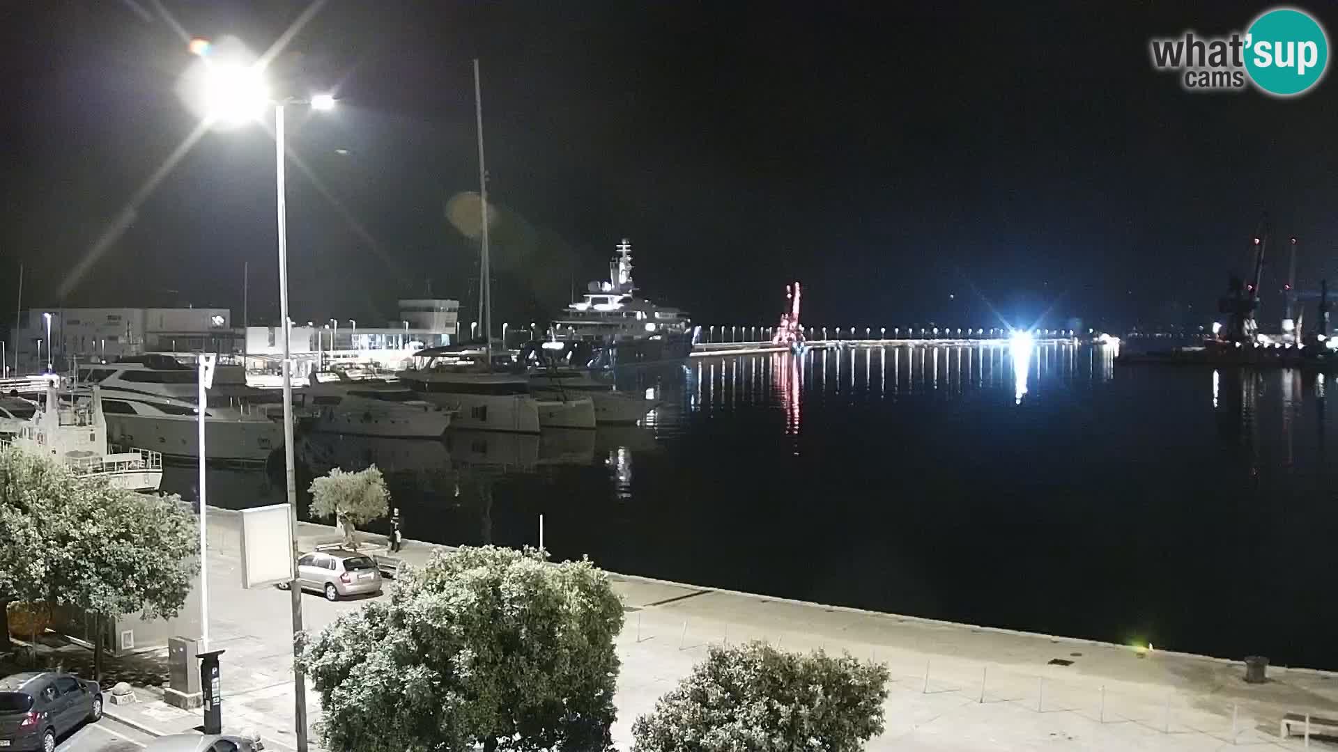 La Riva e la Marina a Rijeka (Fiume) – Live Webcam Croazia