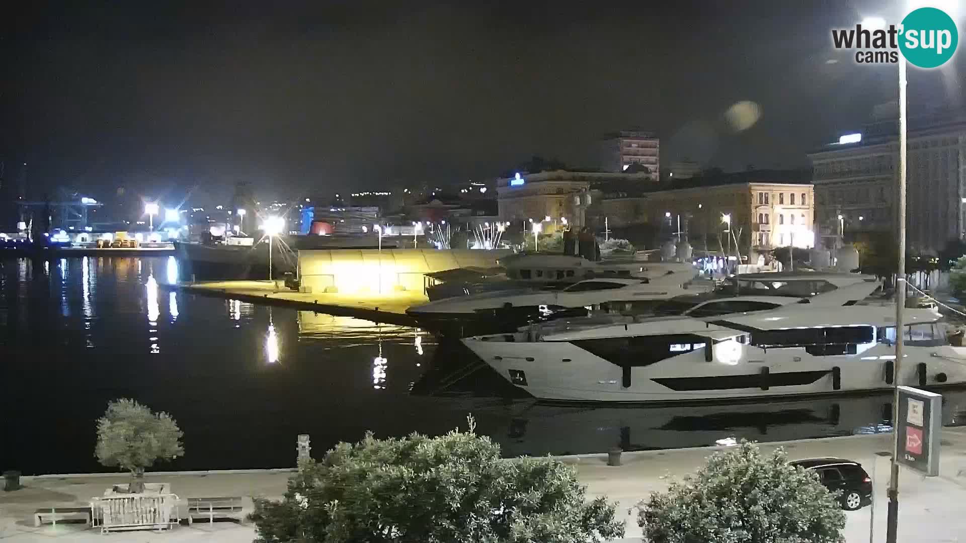 Rijeka – luka i ulica Riva