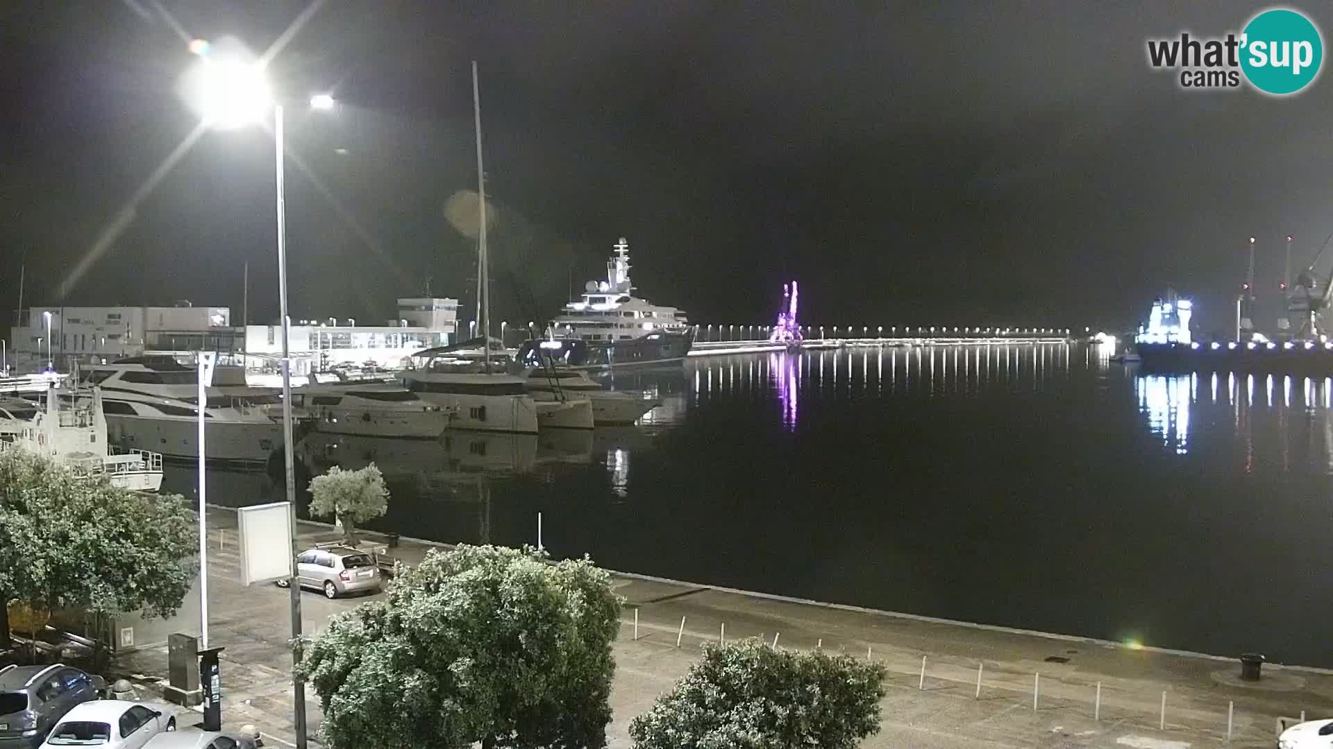 La Riva e la Marina a Rijeka (Fiume) – Live Webcam Croazia