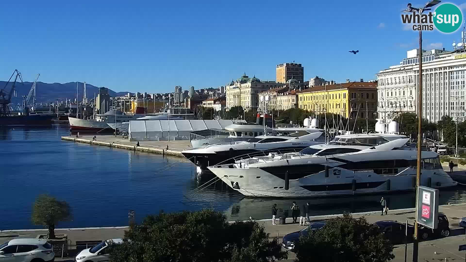 Rijeka – luka i ulica Riva