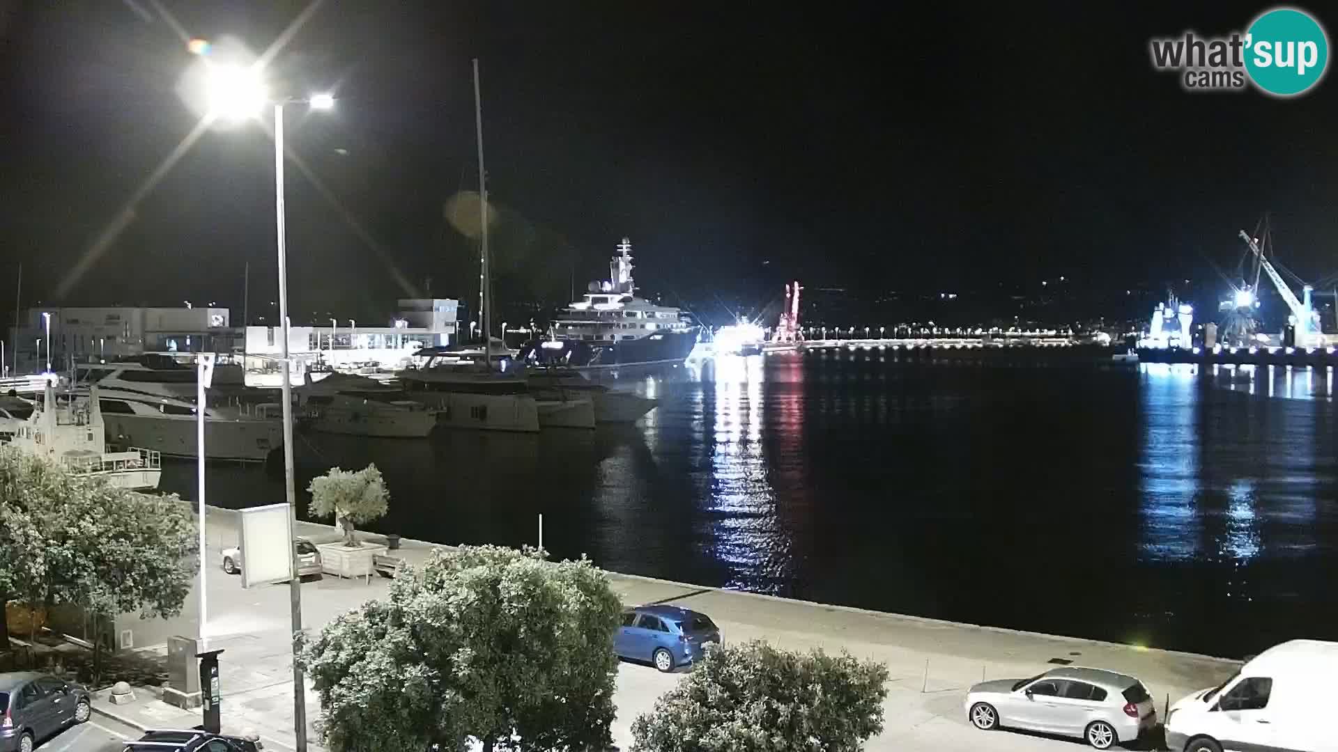 La Riva e la Marina a Rijeka (Fiume) – Live Webcam Croazia