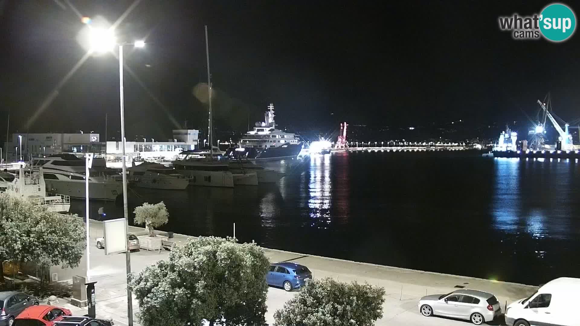 La Riva e la Marina a Rijeka (Fiume) – Live Webcam Croazia