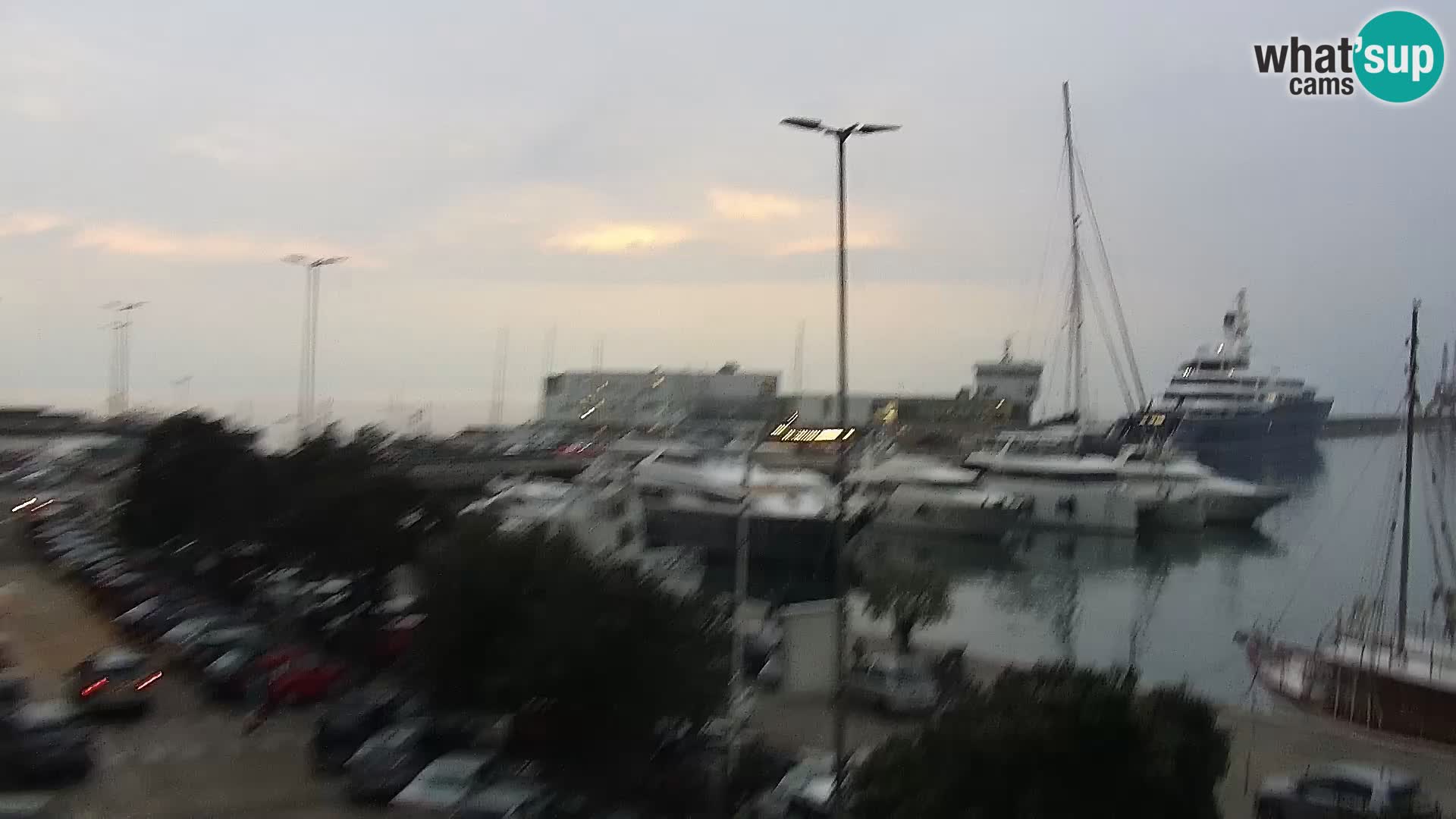 La Riva e la Marina a Rijeka (Fiume) – Live Webcam Croazia