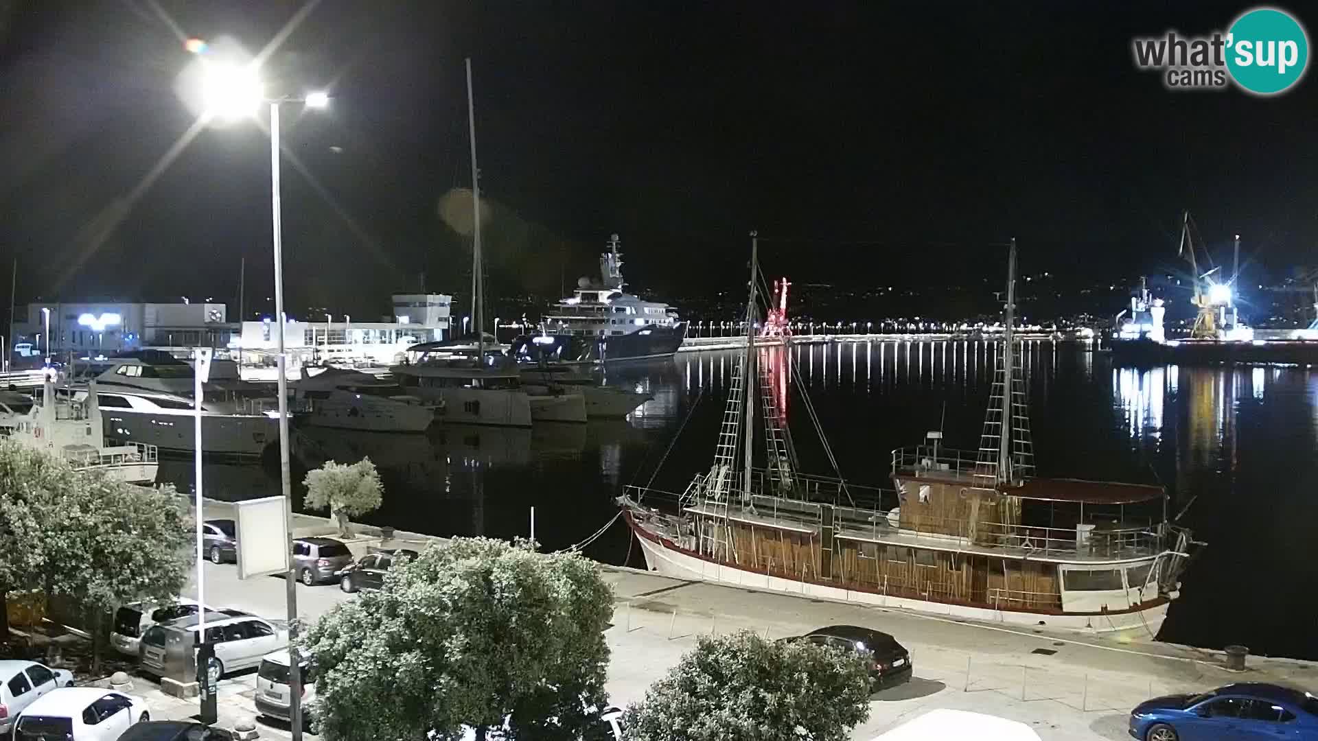 La Riva e la Marina a Rijeka (Fiume) – Live Webcam Croazia