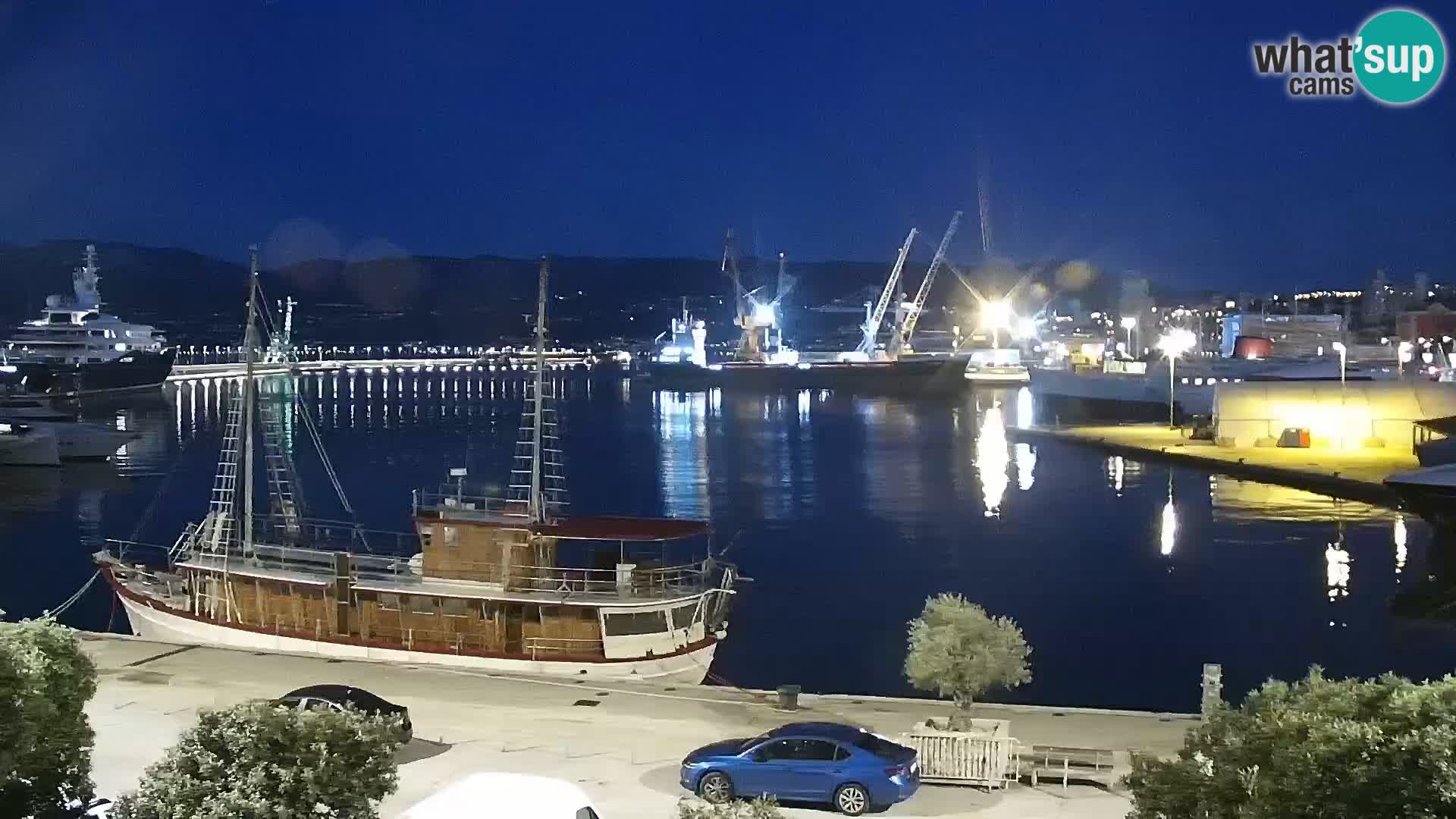 Die Riva und Marina in Rijeka – Live Webcam Kroatien