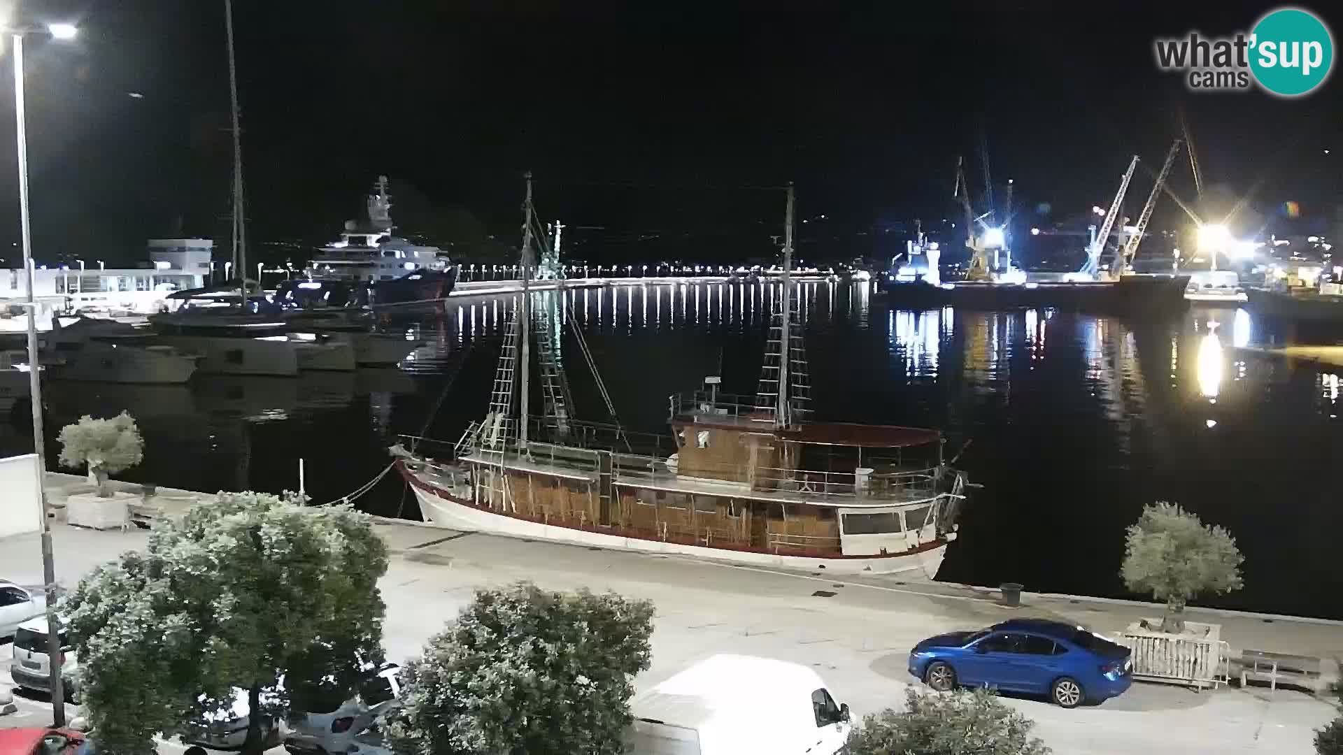 The Riva and Marina in Rijeka  – Live Webcam Croatia