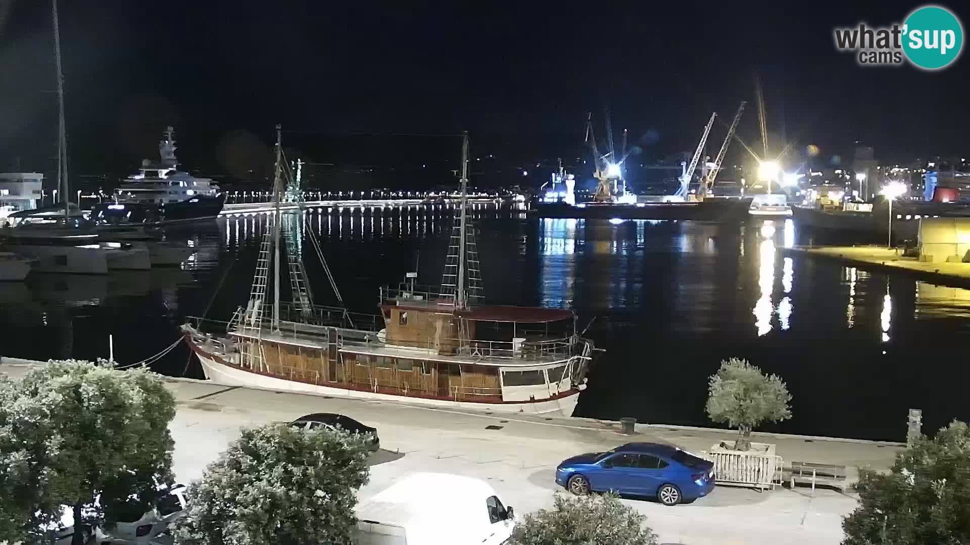 La Riva y Marina en Rijeka – Webcam en vivo Croacia