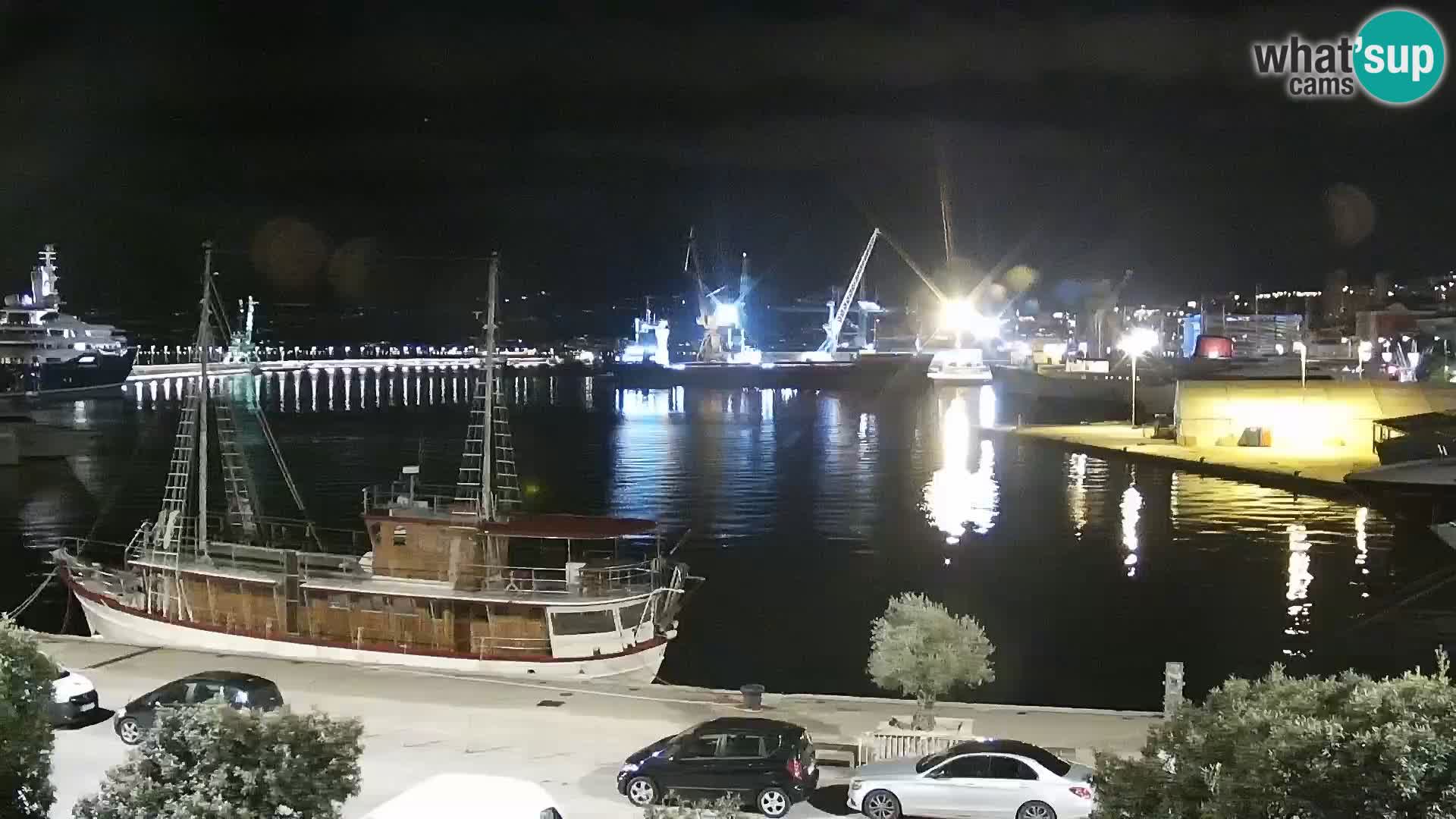 La Riva y Marina en Rijeka – Webcam en vivo Croacia