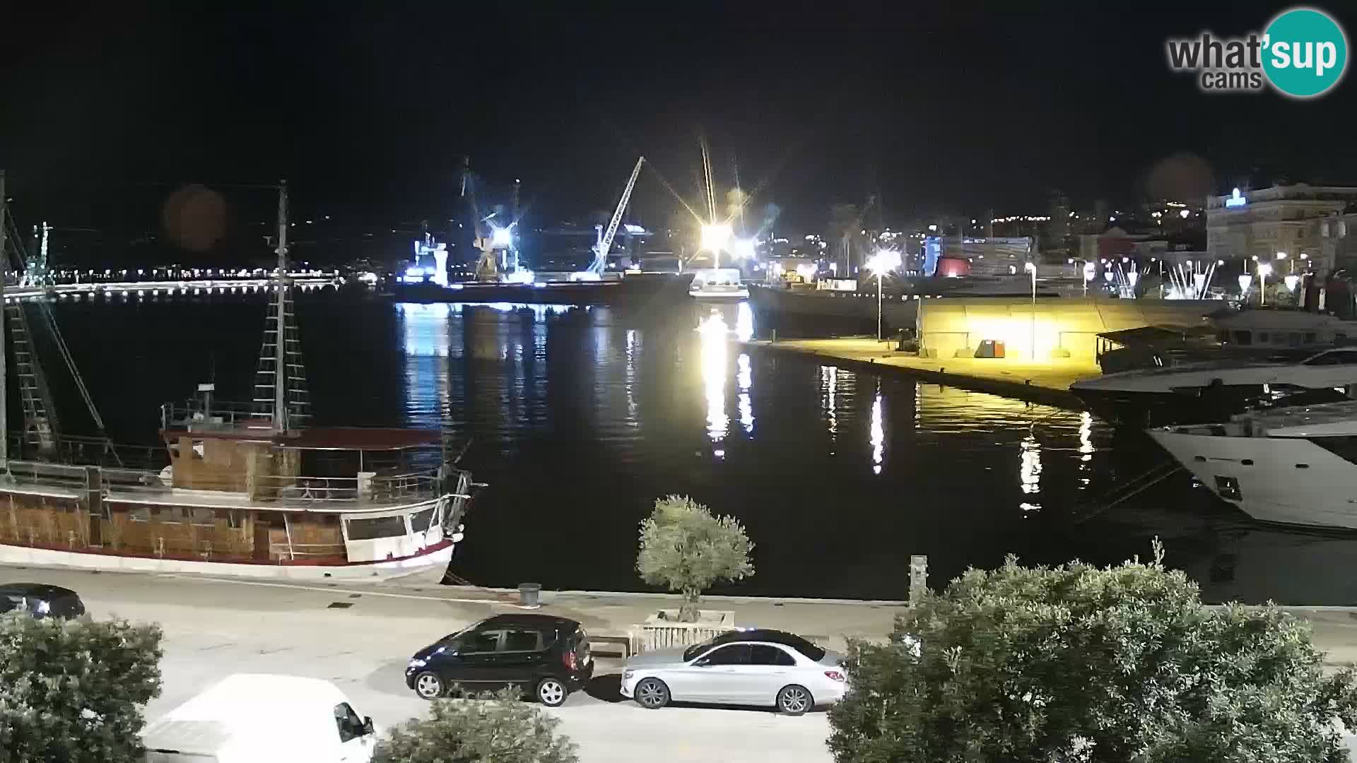 The Riva and Marina in Rijeka  – Live Webcam Croatia