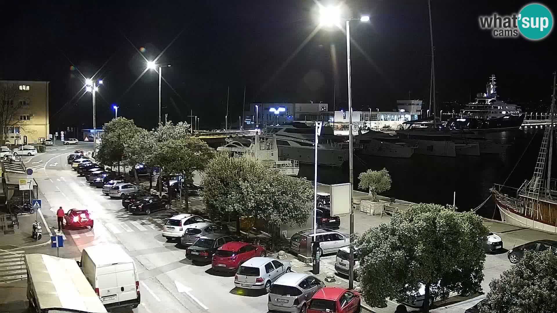 The Riva and Marina in Rijeka  – Live Webcam Croatia