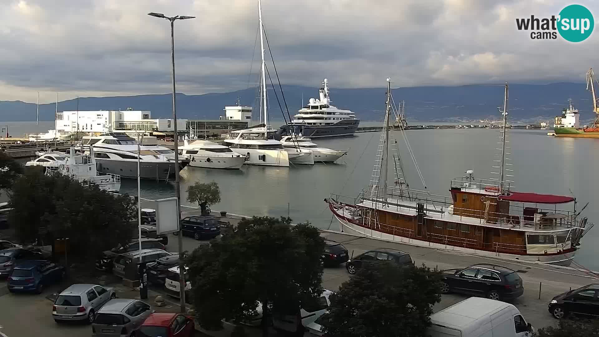 Rijeka – luka i ulica Riva