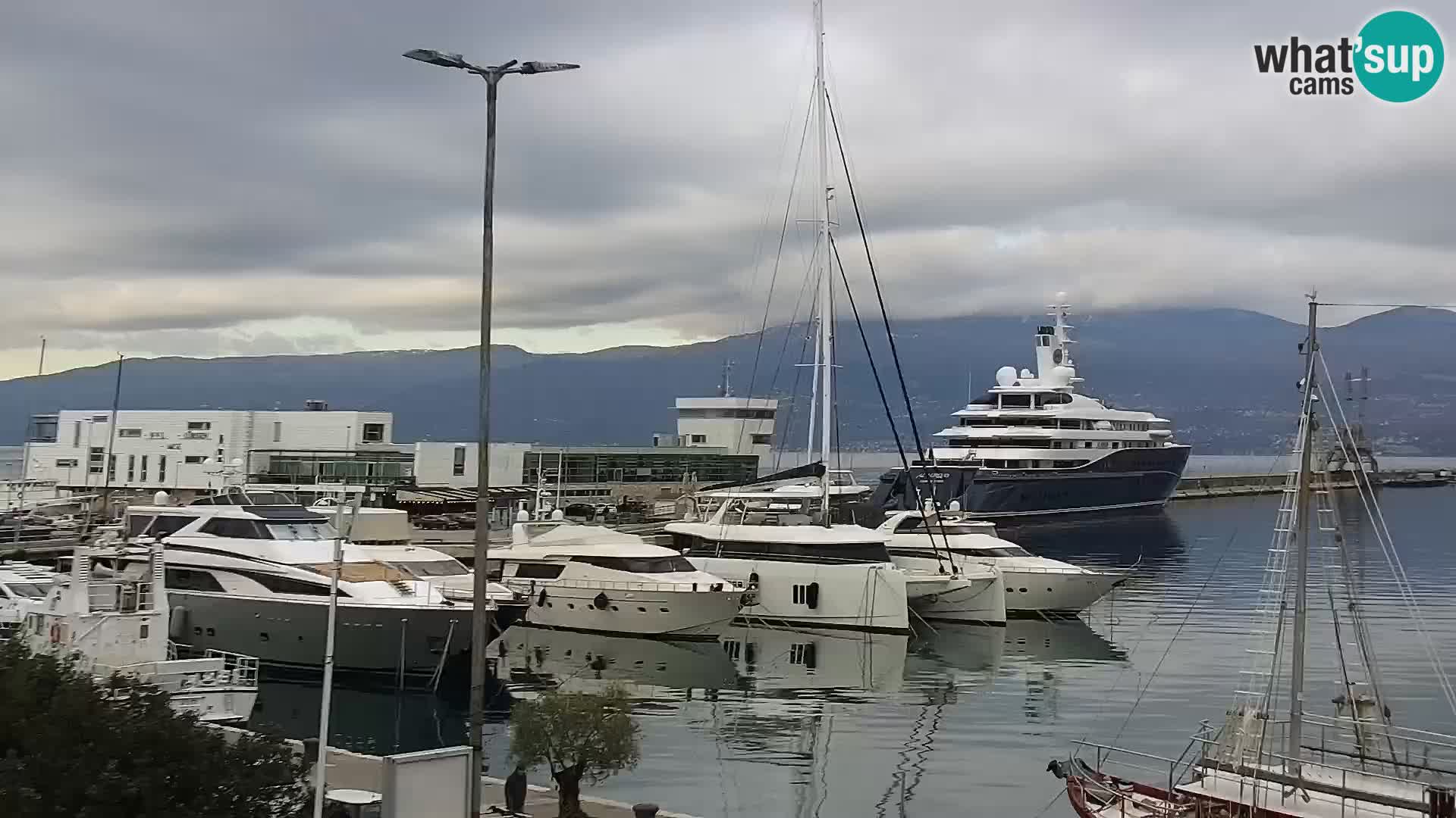 La Riva et Marina à Rijeka – Live Webcam Croatie