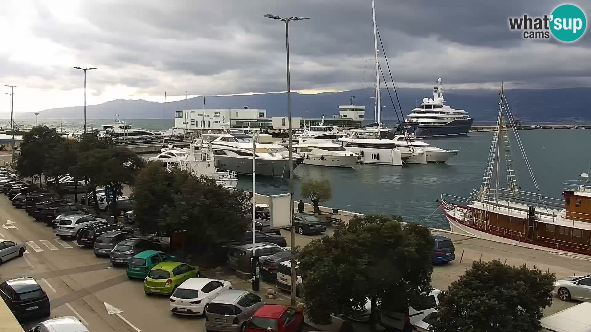 La Riva e la Marina a Rijeka (Fiume) – Live Webcam Croazia