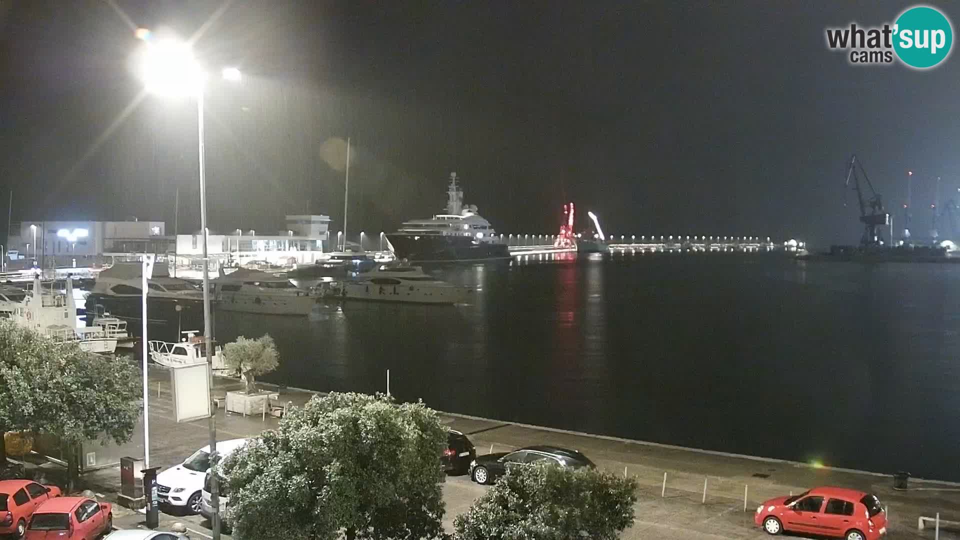 La Riva e la Marina a Rijeka (Fiume) – Live Webcam Croazia