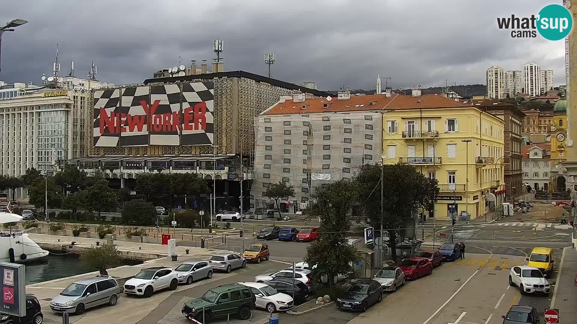 La Riva e la Marina a Rijeka (Fiume) – Live Webcam Croazia