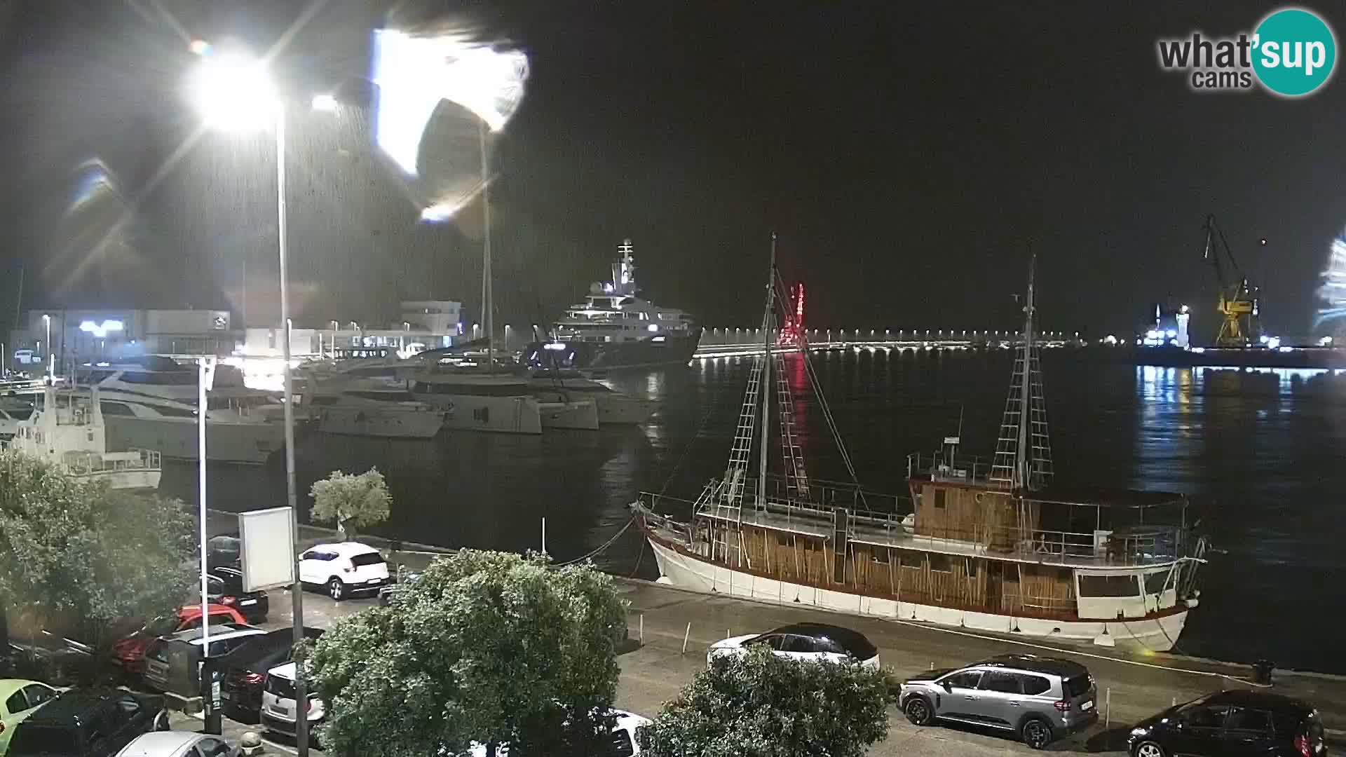 La Riva e la Marina a Rijeka (Fiume) – Live Webcam Croazia