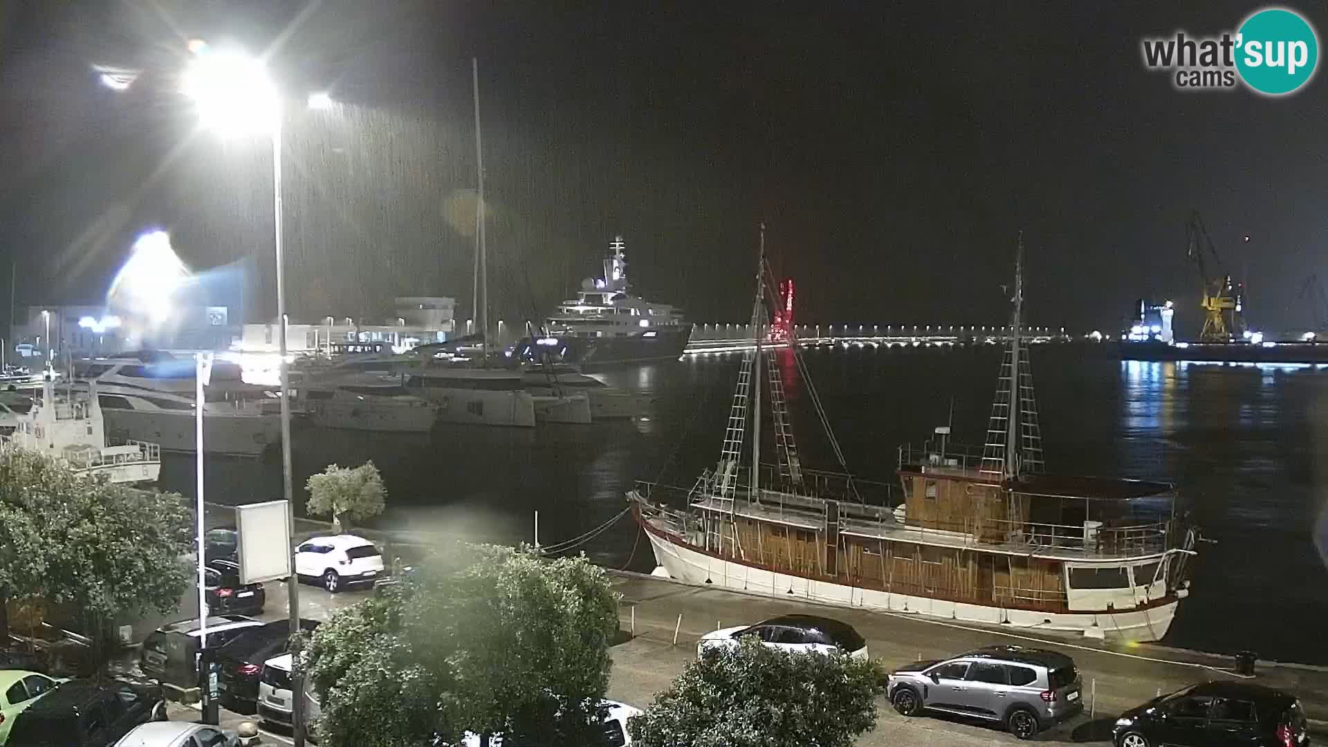 La Riva et Marina à Rijeka – Live Webcam Croatie