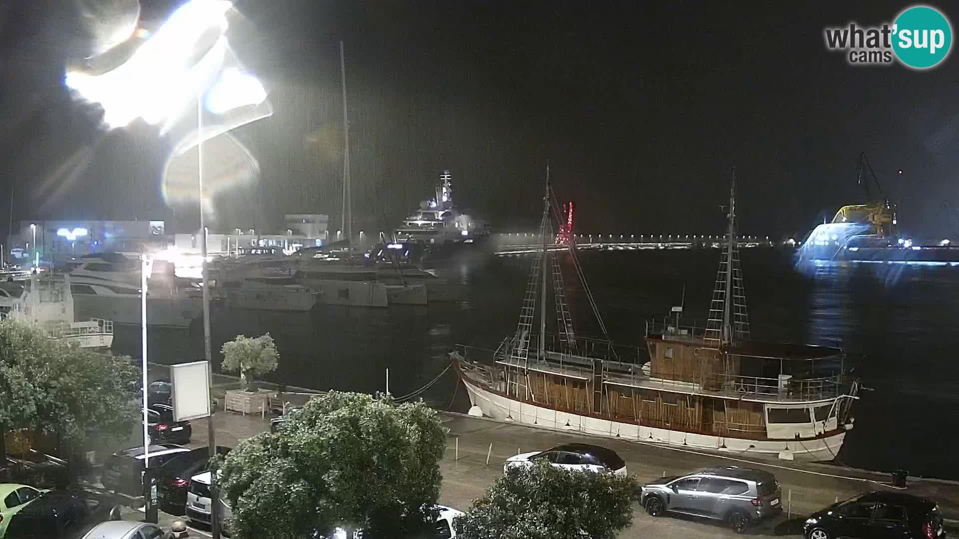 La Riva et Marina à Rijeka – Live Webcam Croatie