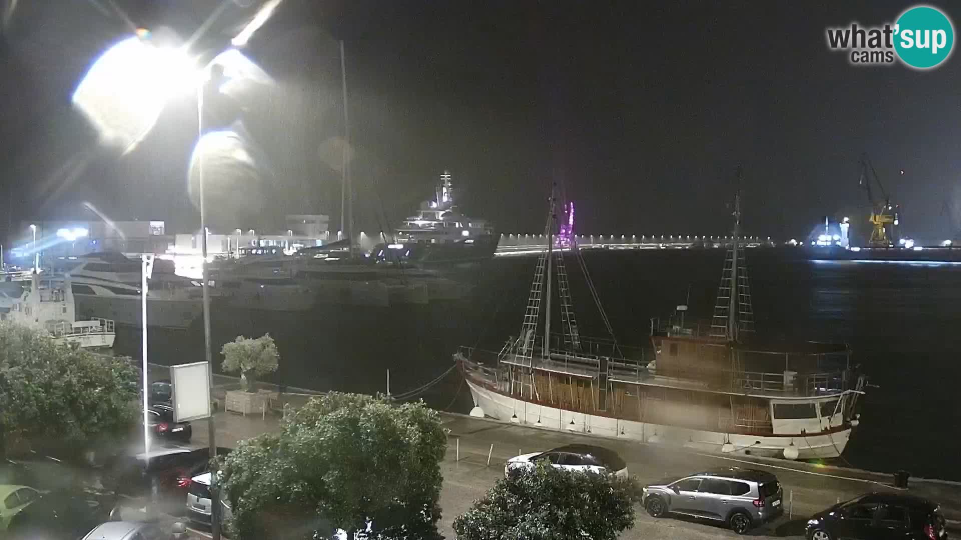 Die Riva und Marina in Rijeka – Live Webcam Kroatien